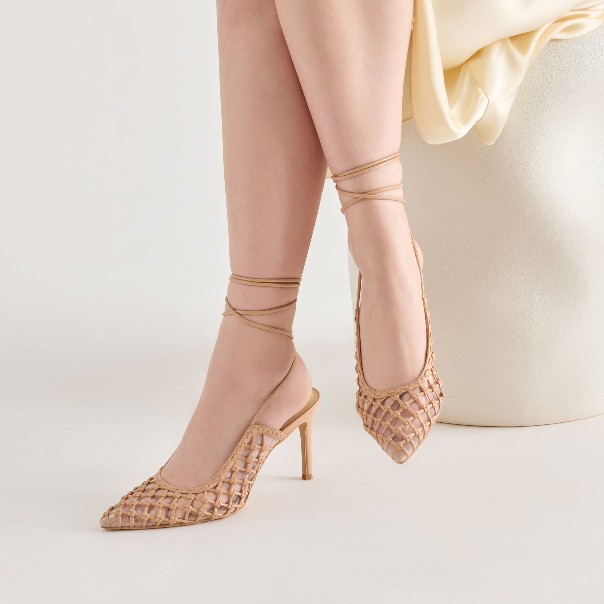 Yael Cafe Woven Stella Heels