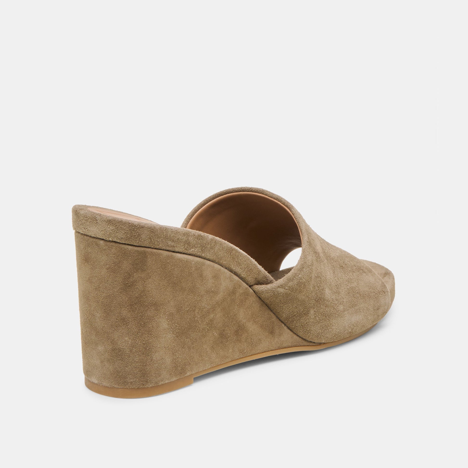 Holta Olive Suede Wedges