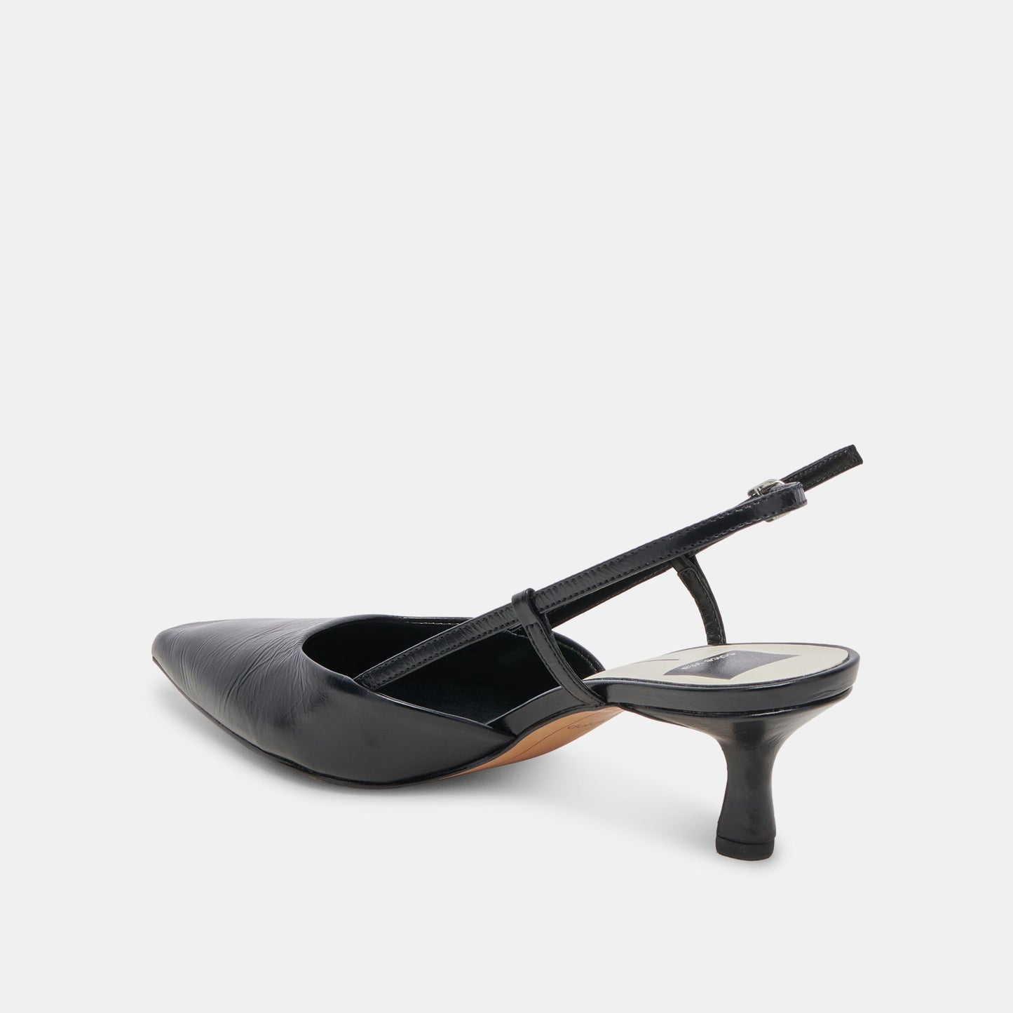 ODELA HEELS MIDNIGHT CRINKLE PATENT
 – Dolce Vita