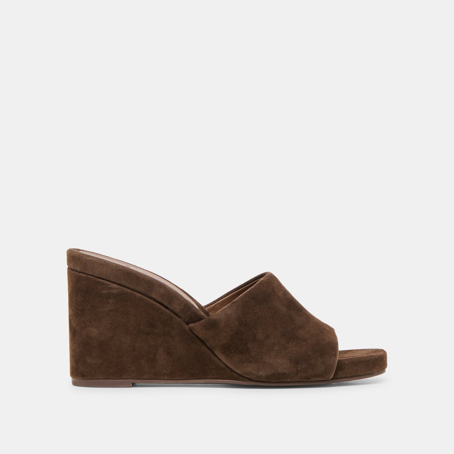 Holta Dk Brown Suede Wedges