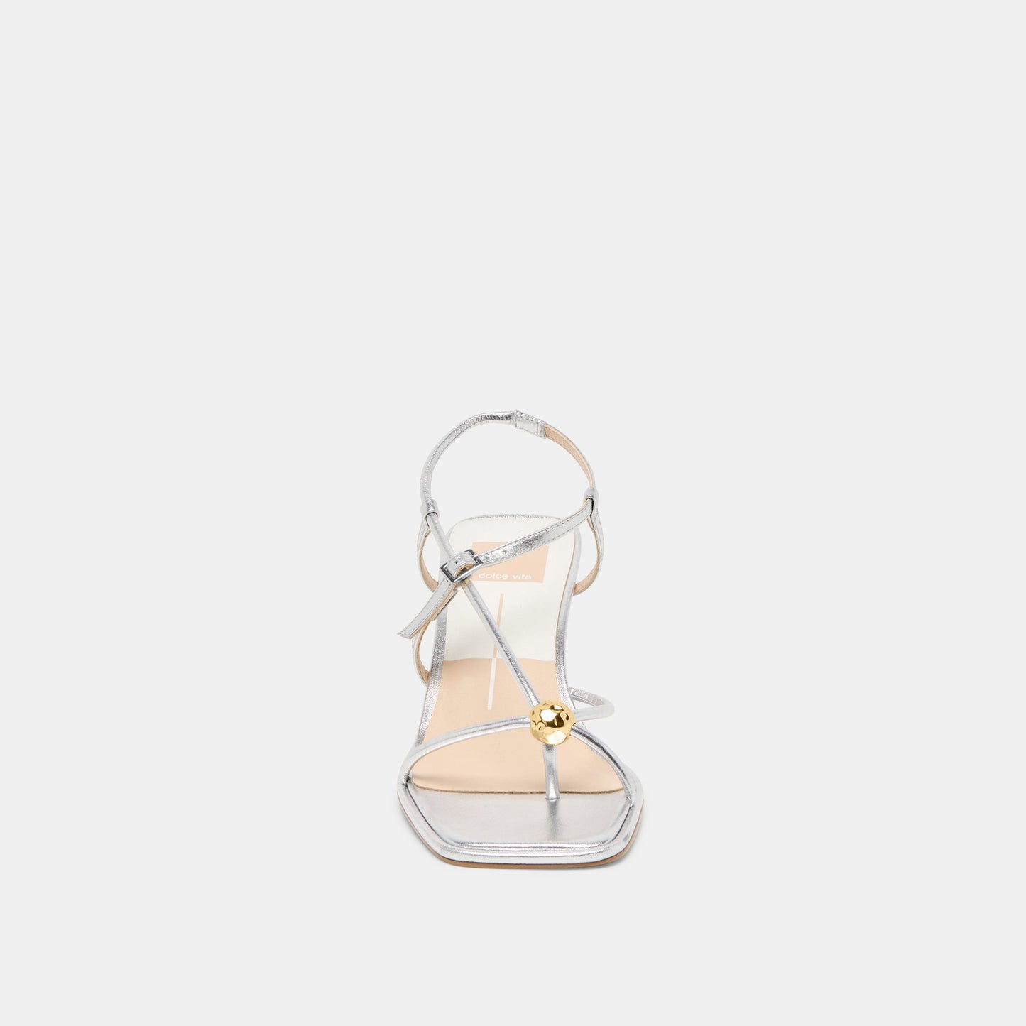 Mylee Silver Distressed Leather Heels