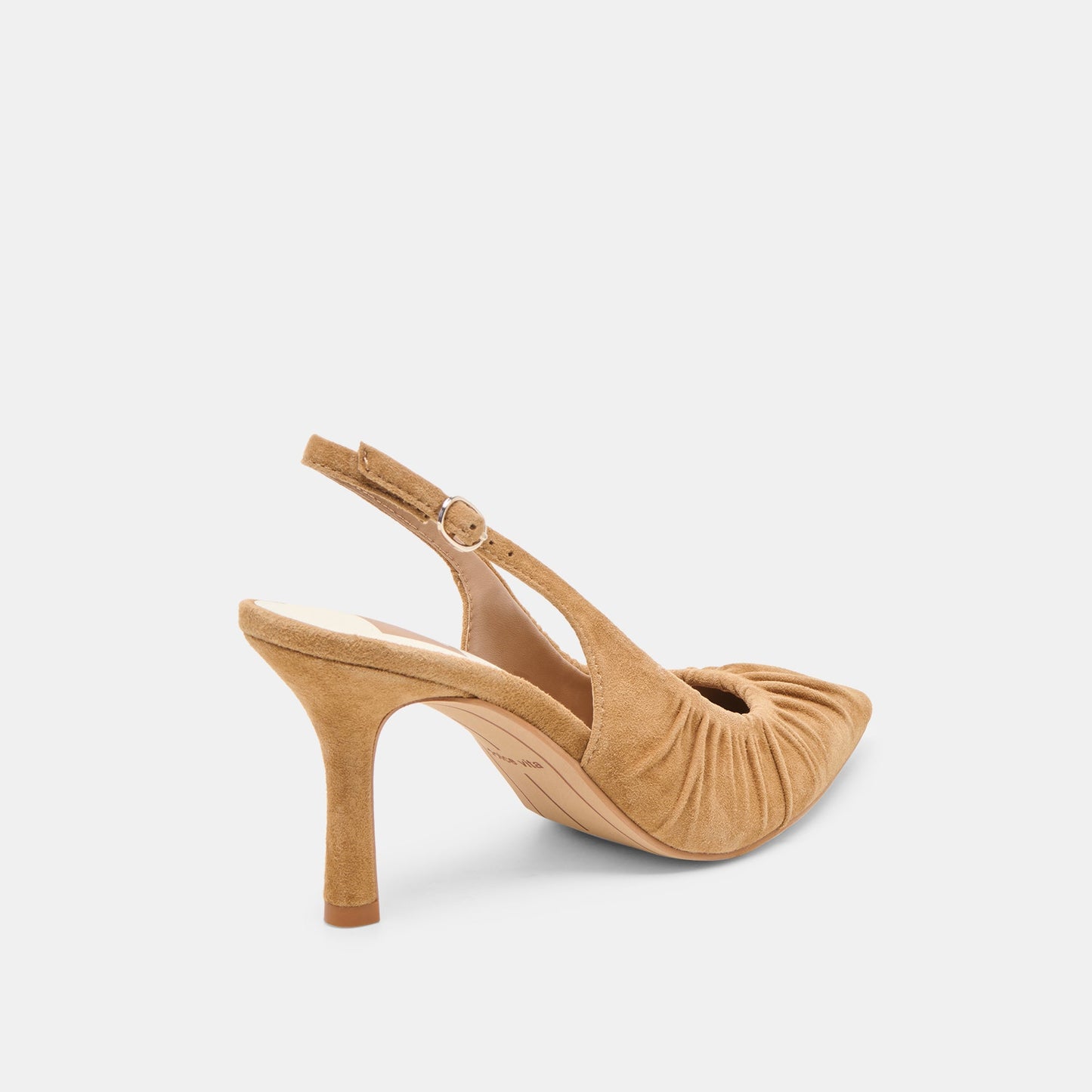 Keira Lt Brown Suede Heels