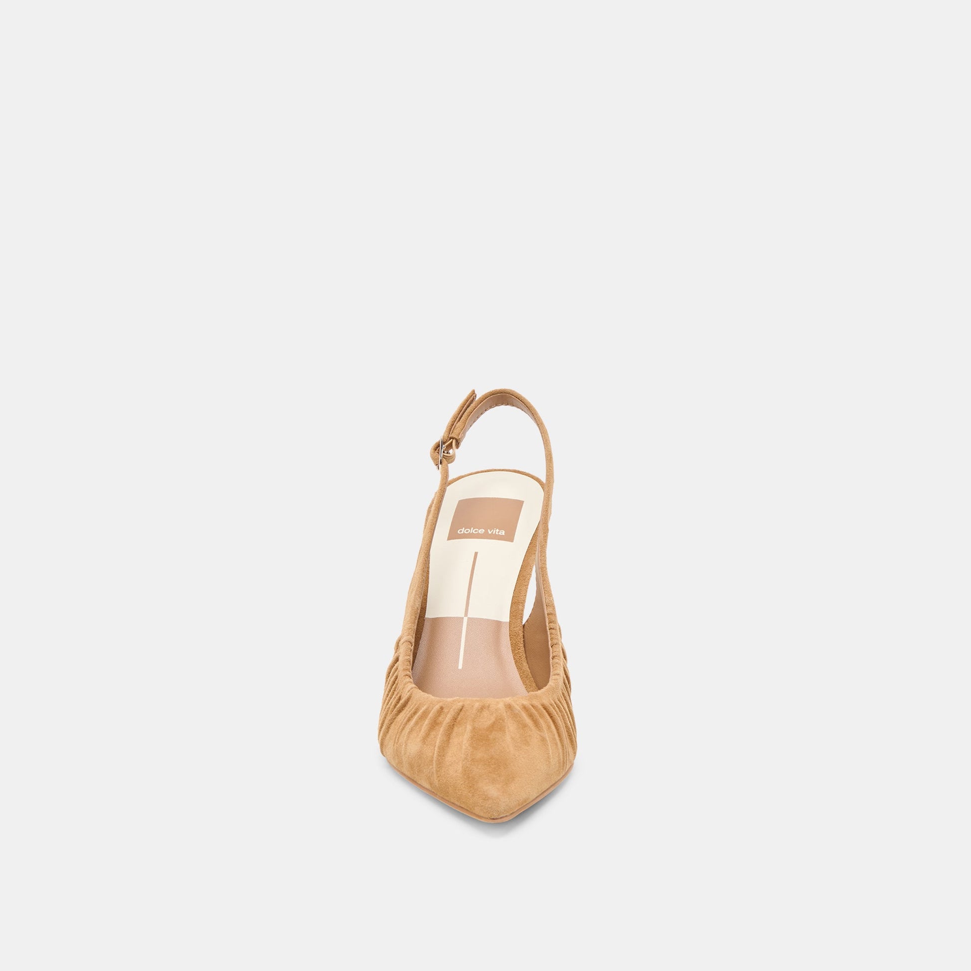 Keira Lt Brown Suede Heels