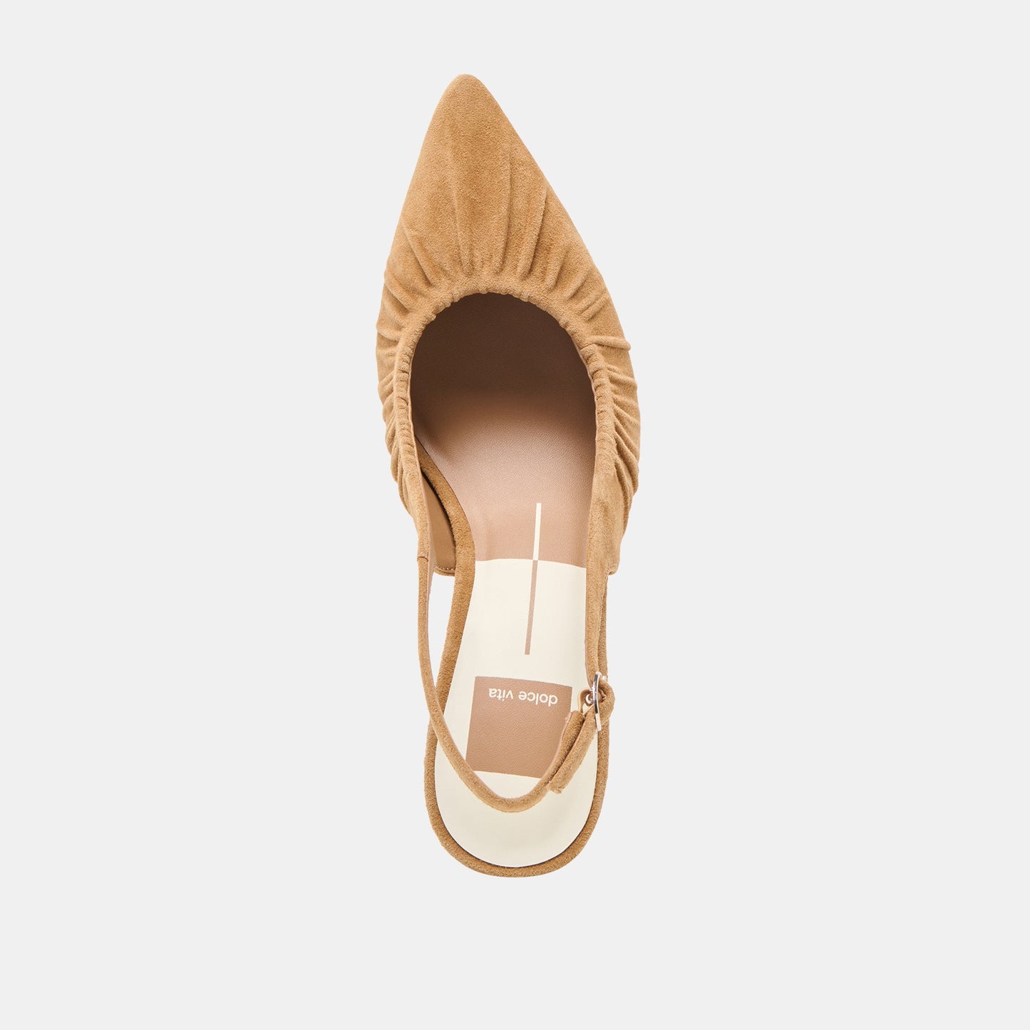 Keira Lt Brown Suede Heels