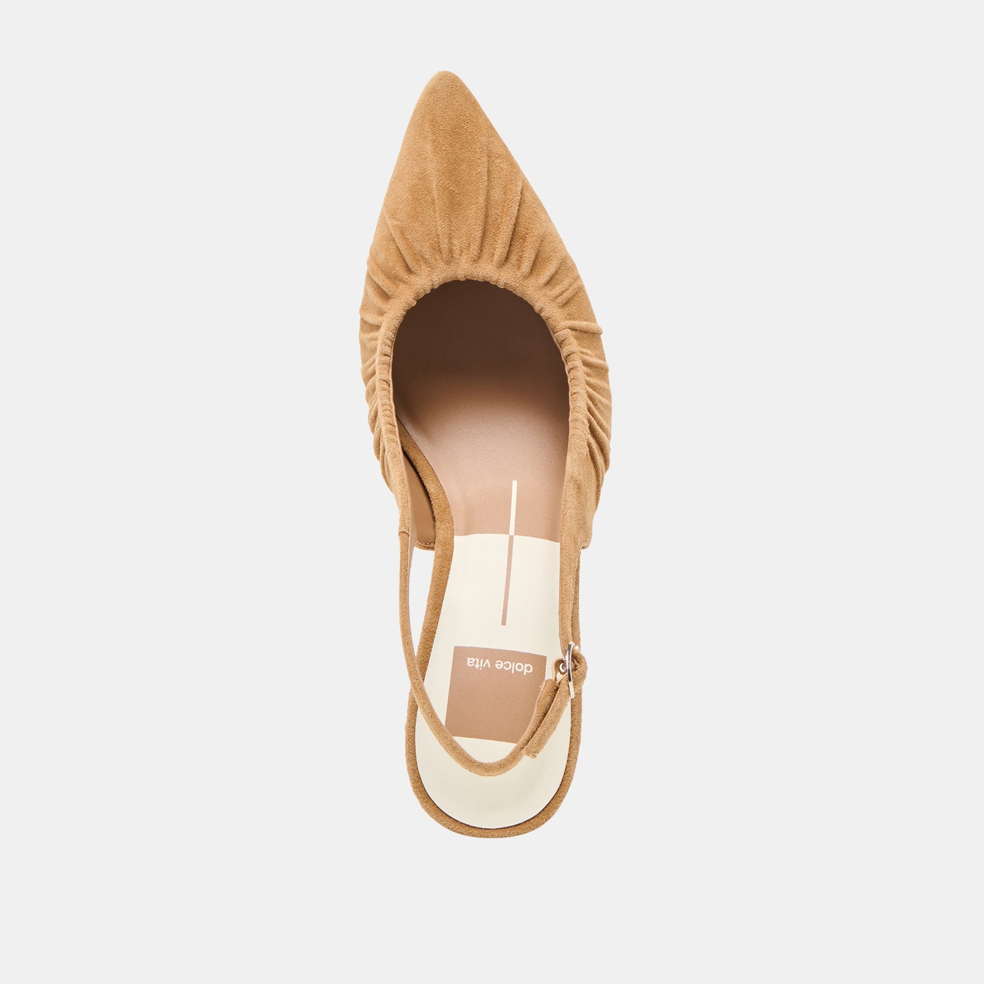Keira Lt Brown Suede Heels