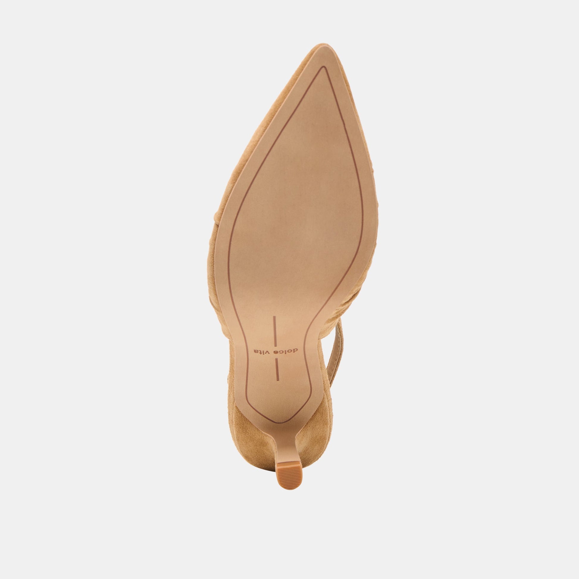 Keira Lt Brown Suede Heels