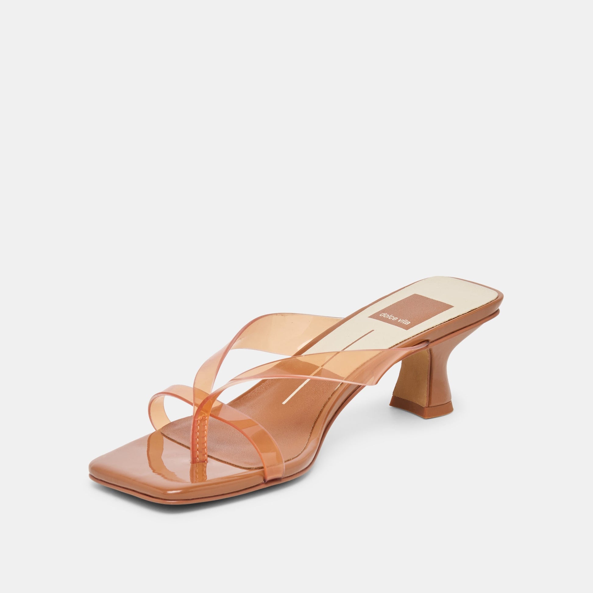 Brevel Vinyl Wide Whiskey Jelly Heels