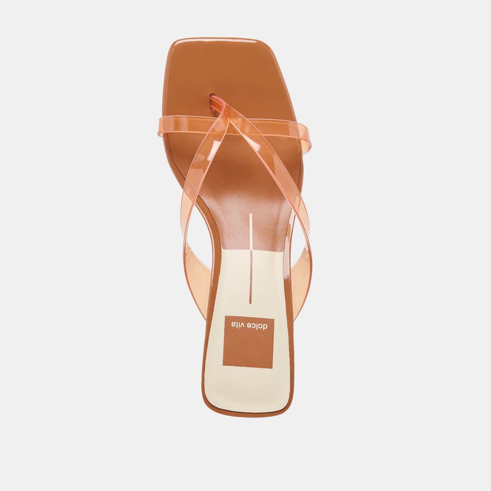 Brevel Vinyl Wide Whiskey Jelly Heels