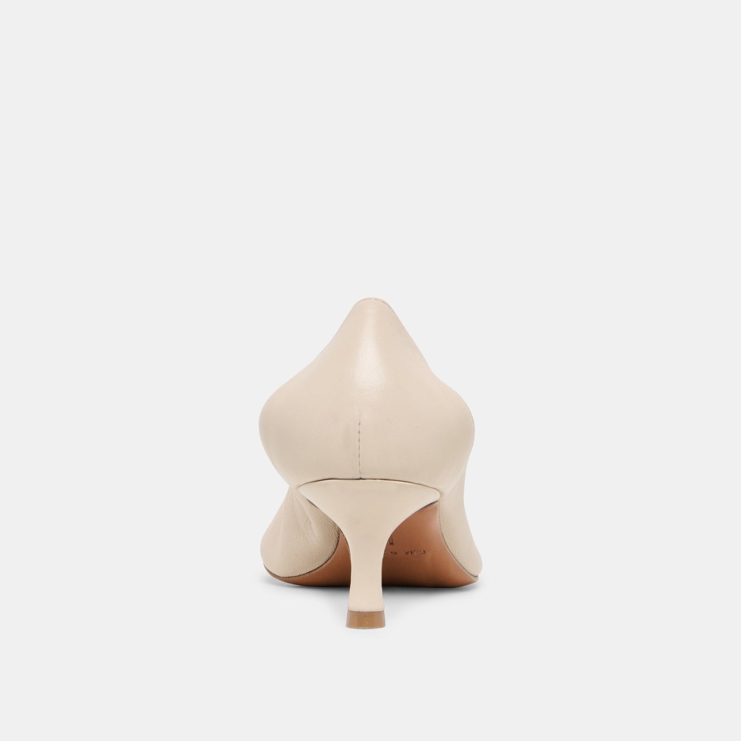 Celtin Off White Leather Heels