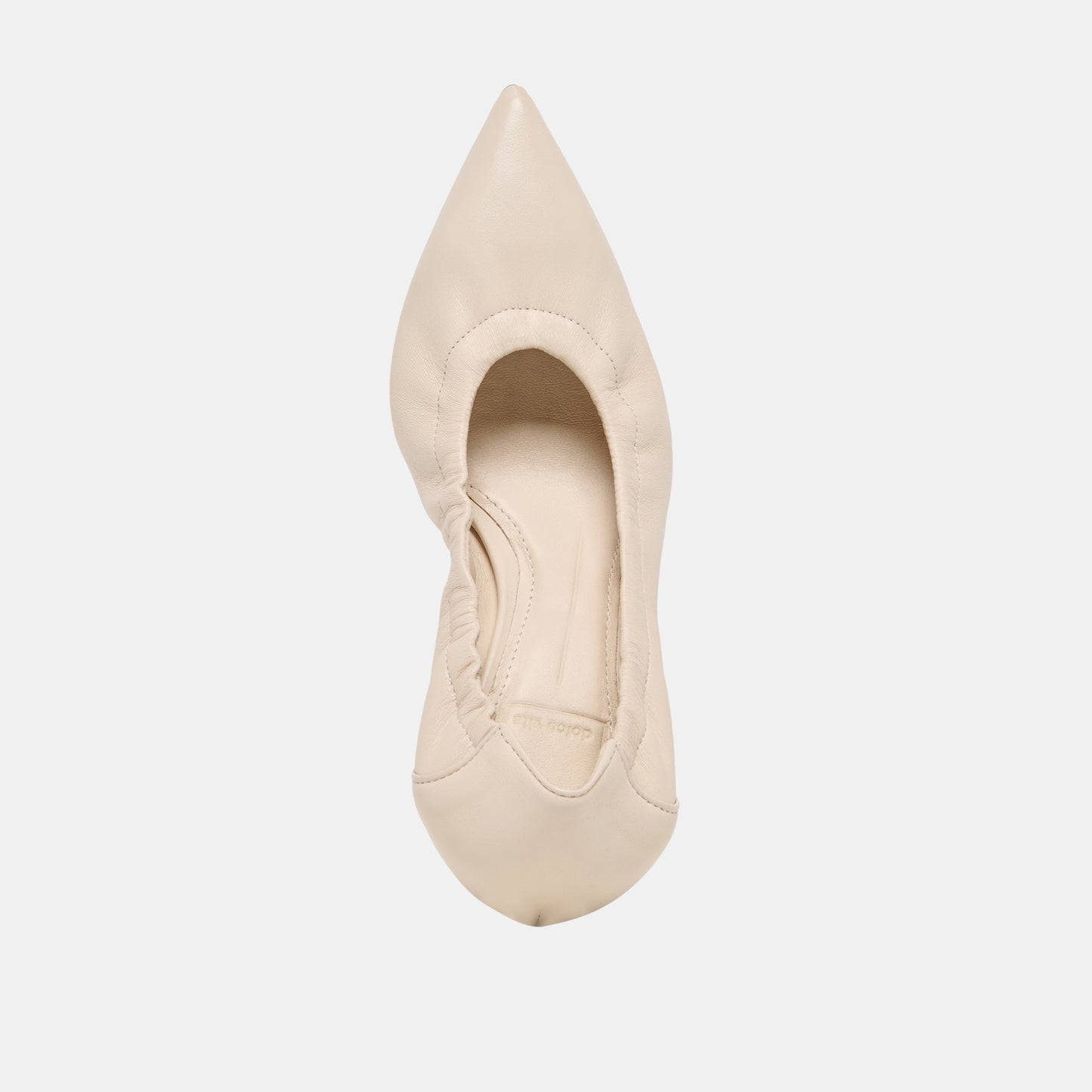Celtin Off White Leather Heels