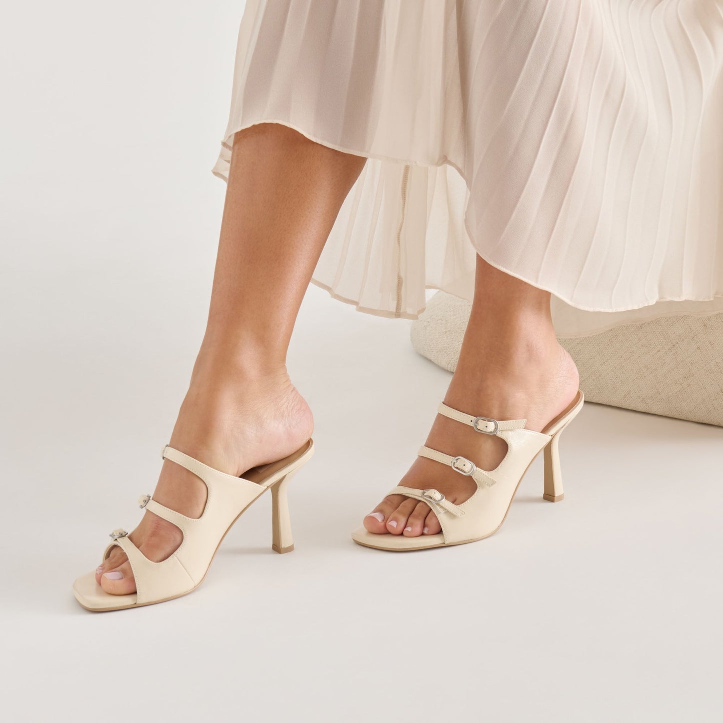 Neko Bone Leather Heels