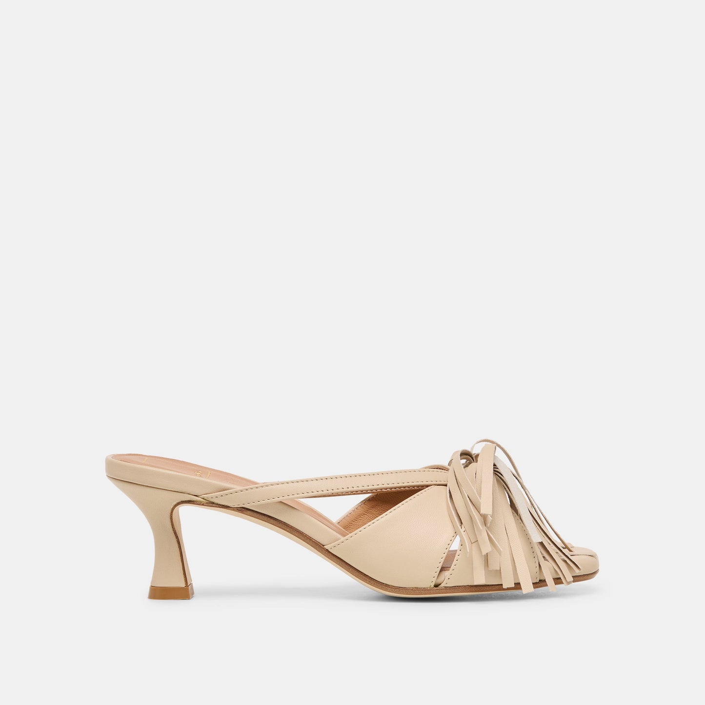 Rosaly Sand Leather Heels