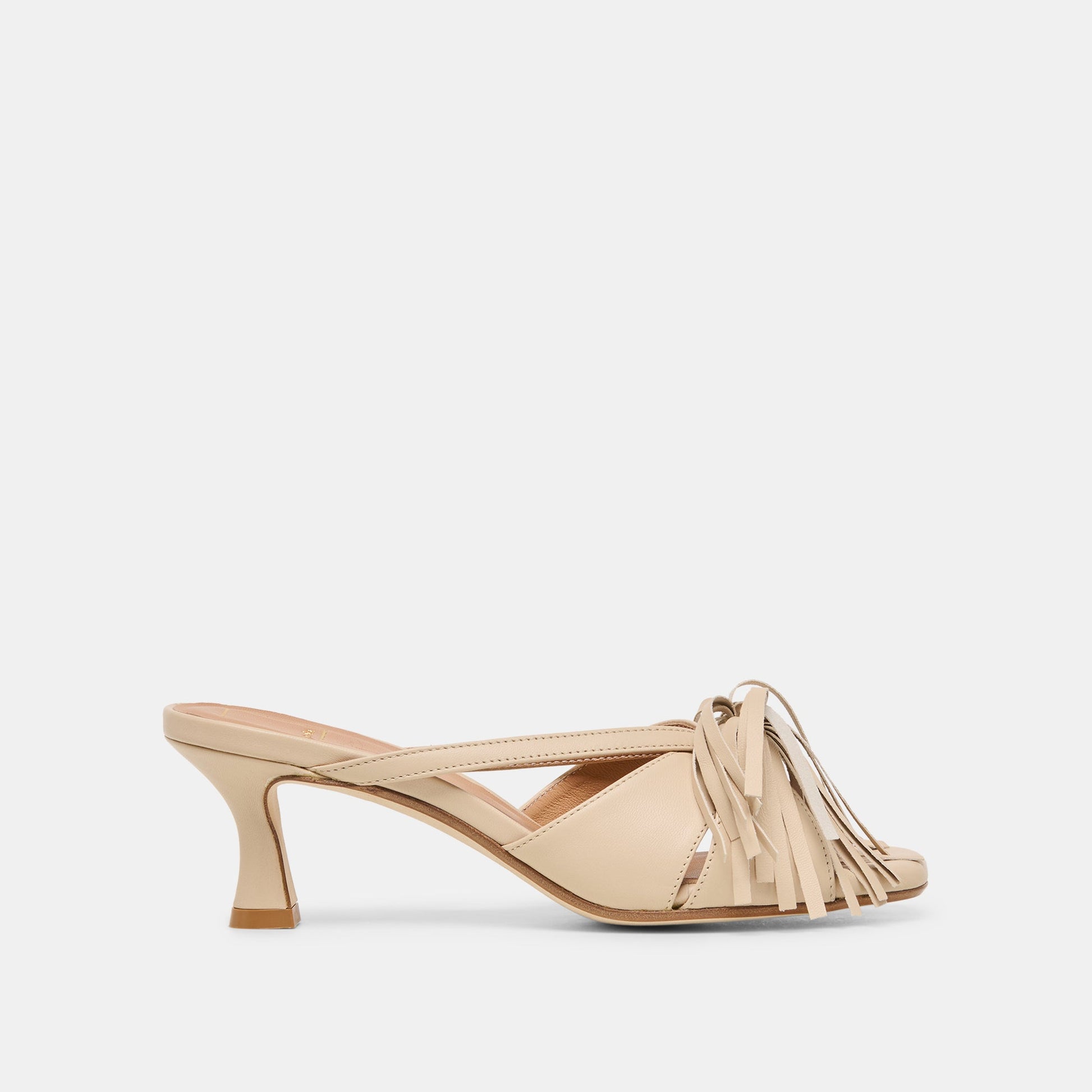 Rosaly Sand Leather Heels