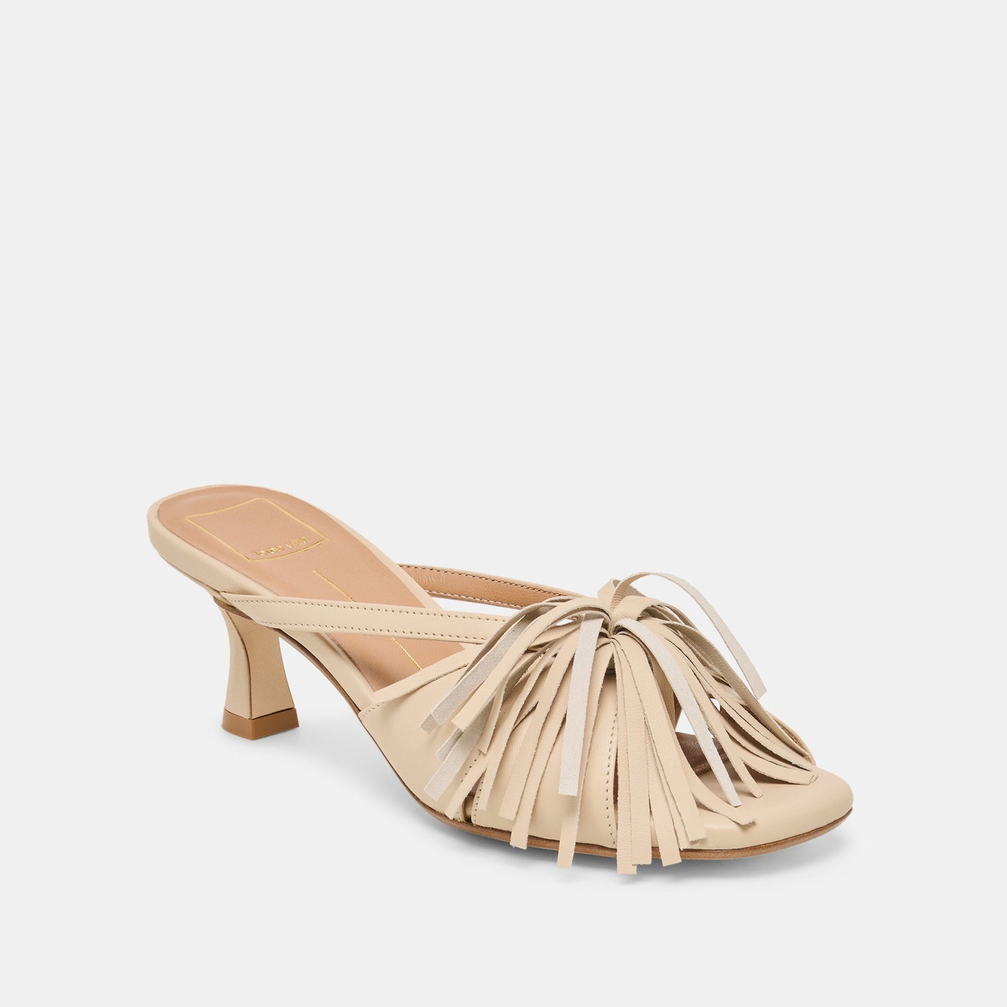 Rosaly Sand Leather Heels