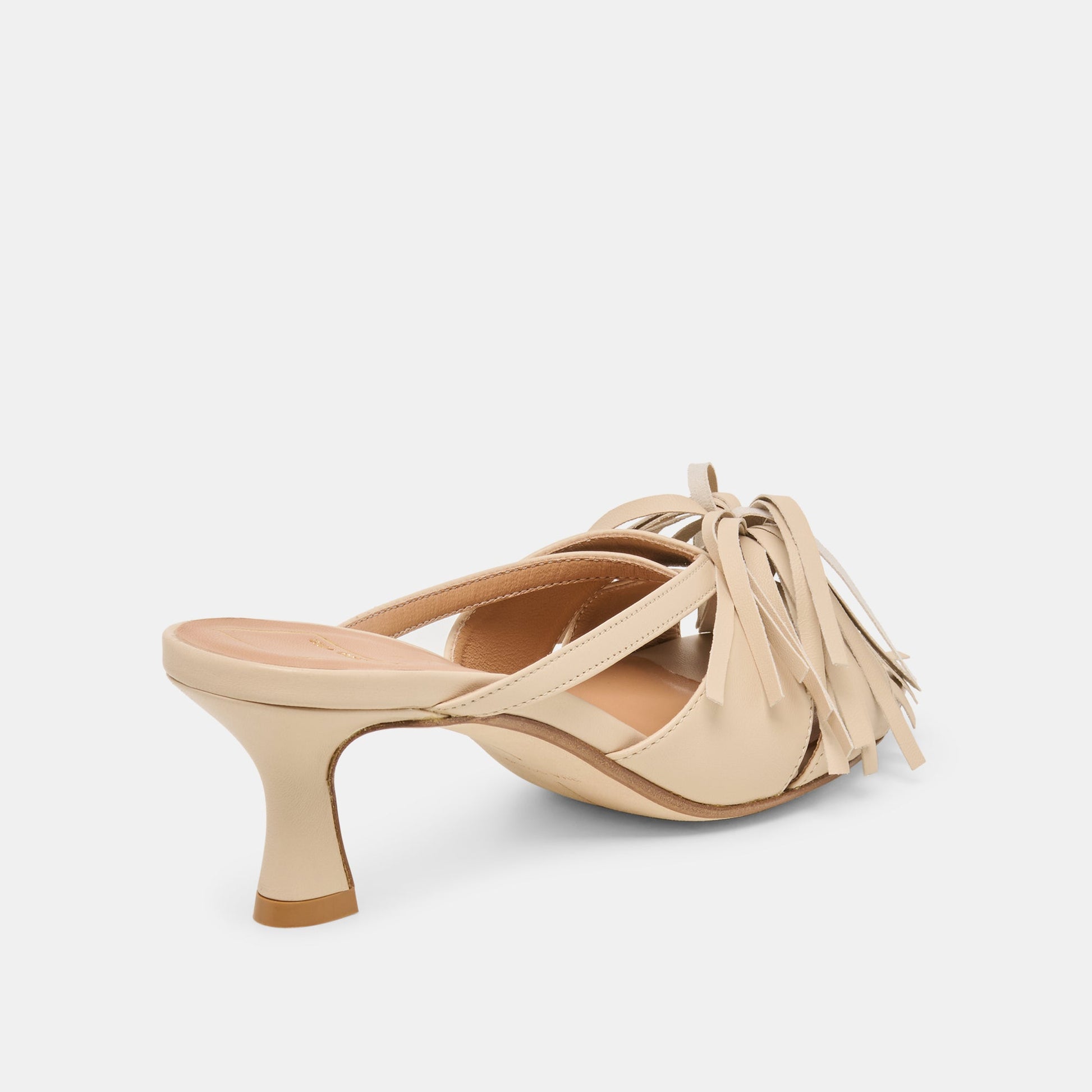 Rosaly Sand Leather Heels