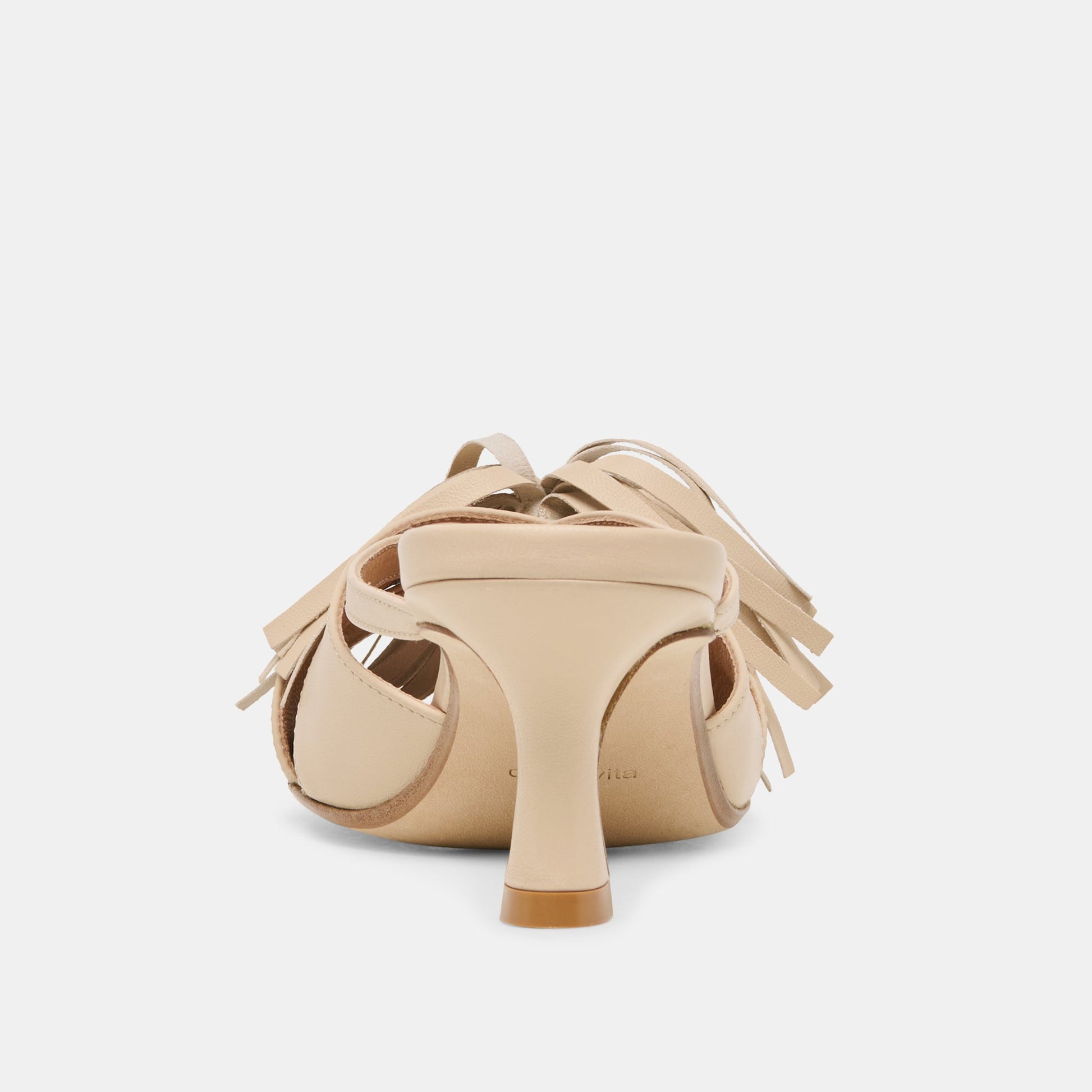 Rosaly Sand Leather Heels
