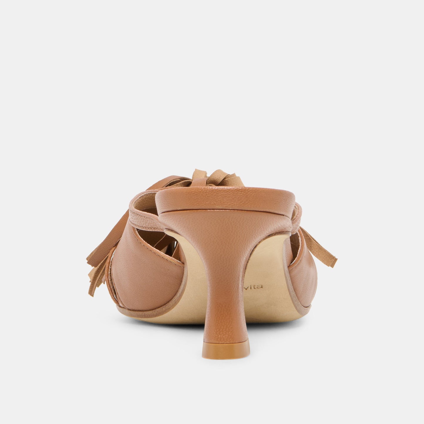 Rosaly Chestnut Leather Heels