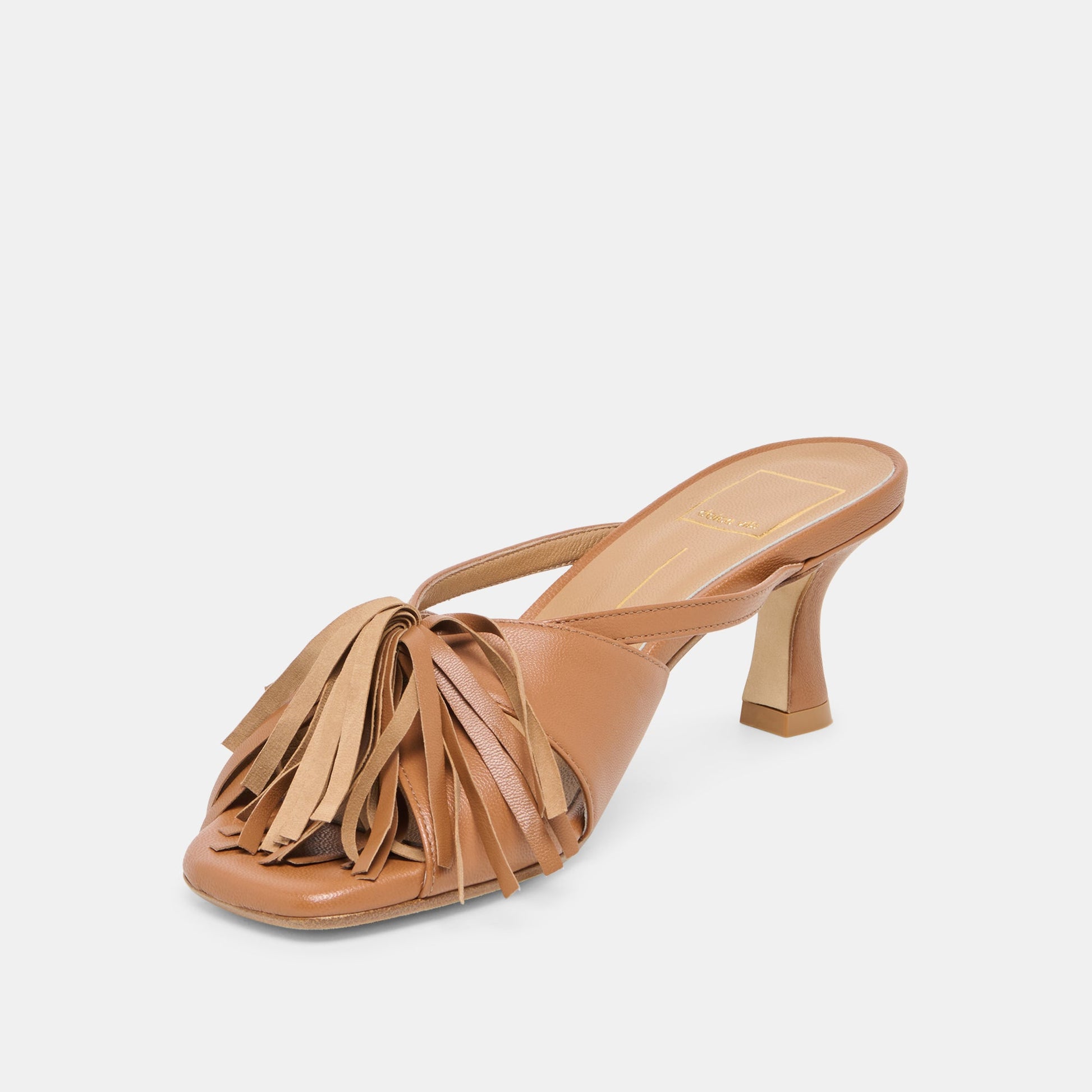 Rosaly Chestnut Leather Heels
