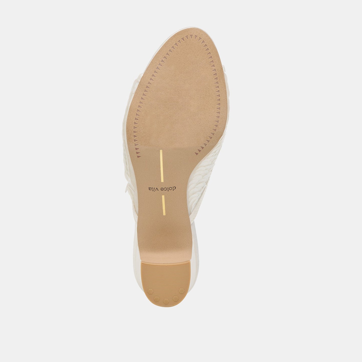 Inga Off White Satin Heels