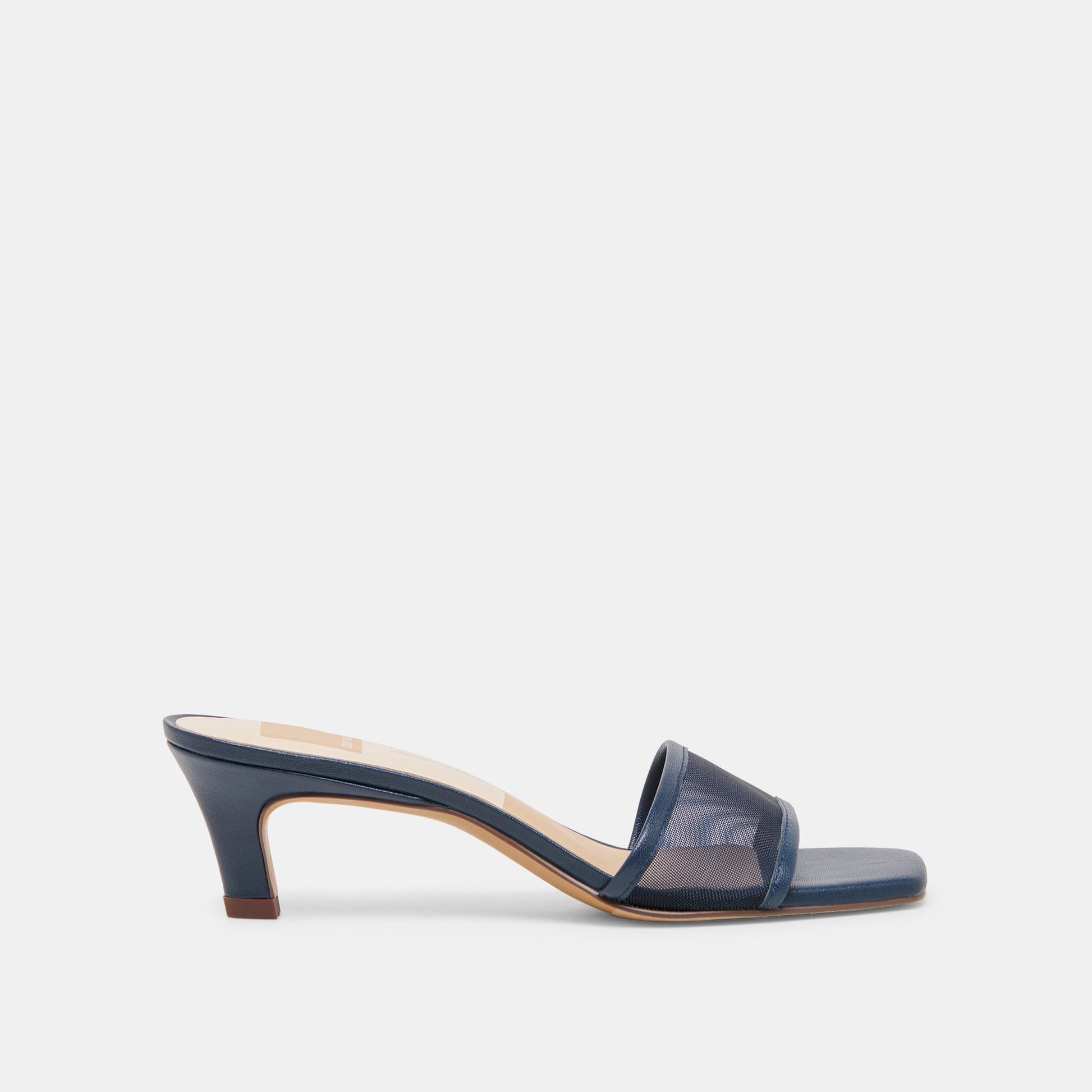 Rexa Mesh Navy Mesh Heels