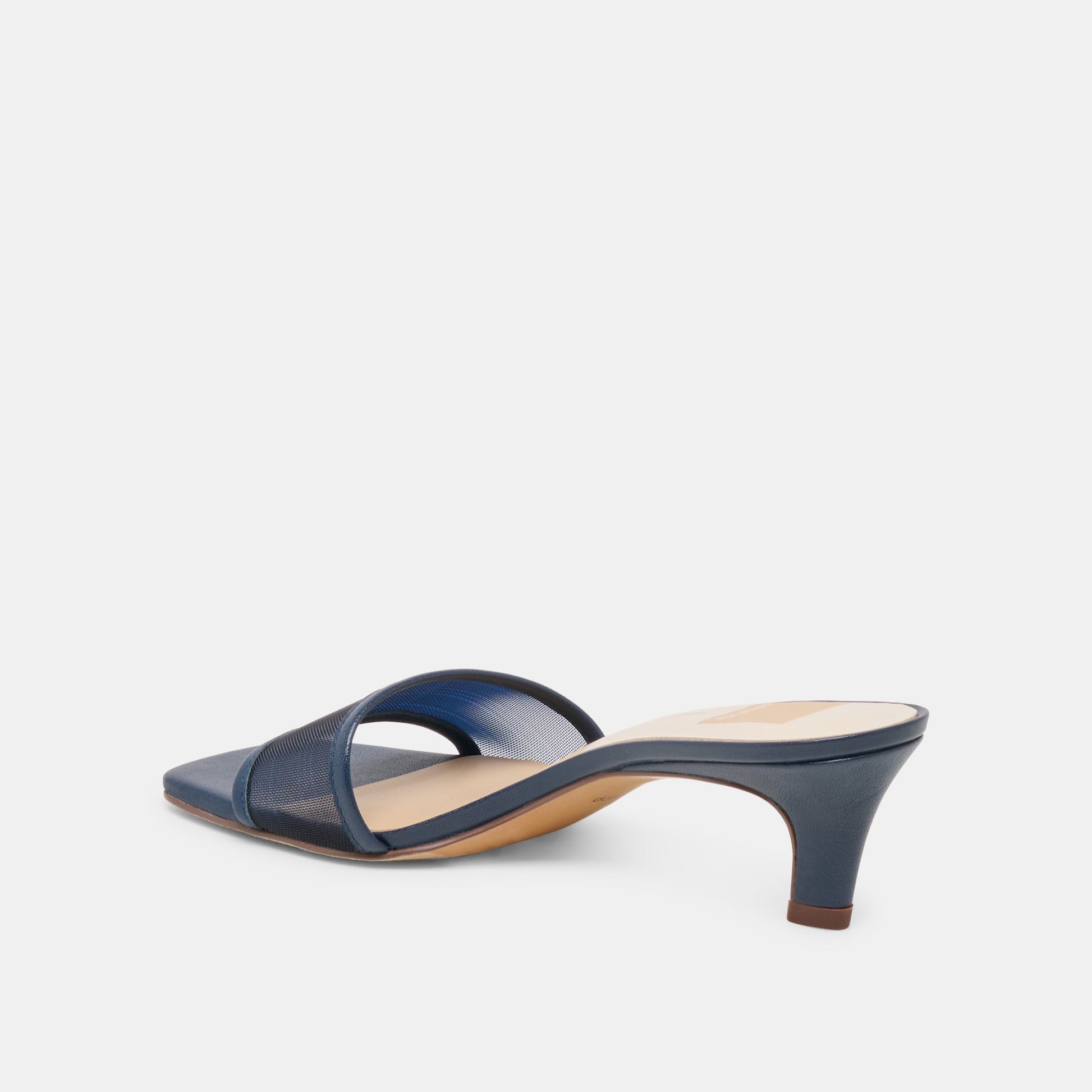 Rexa Mesh Navy Mesh Heels