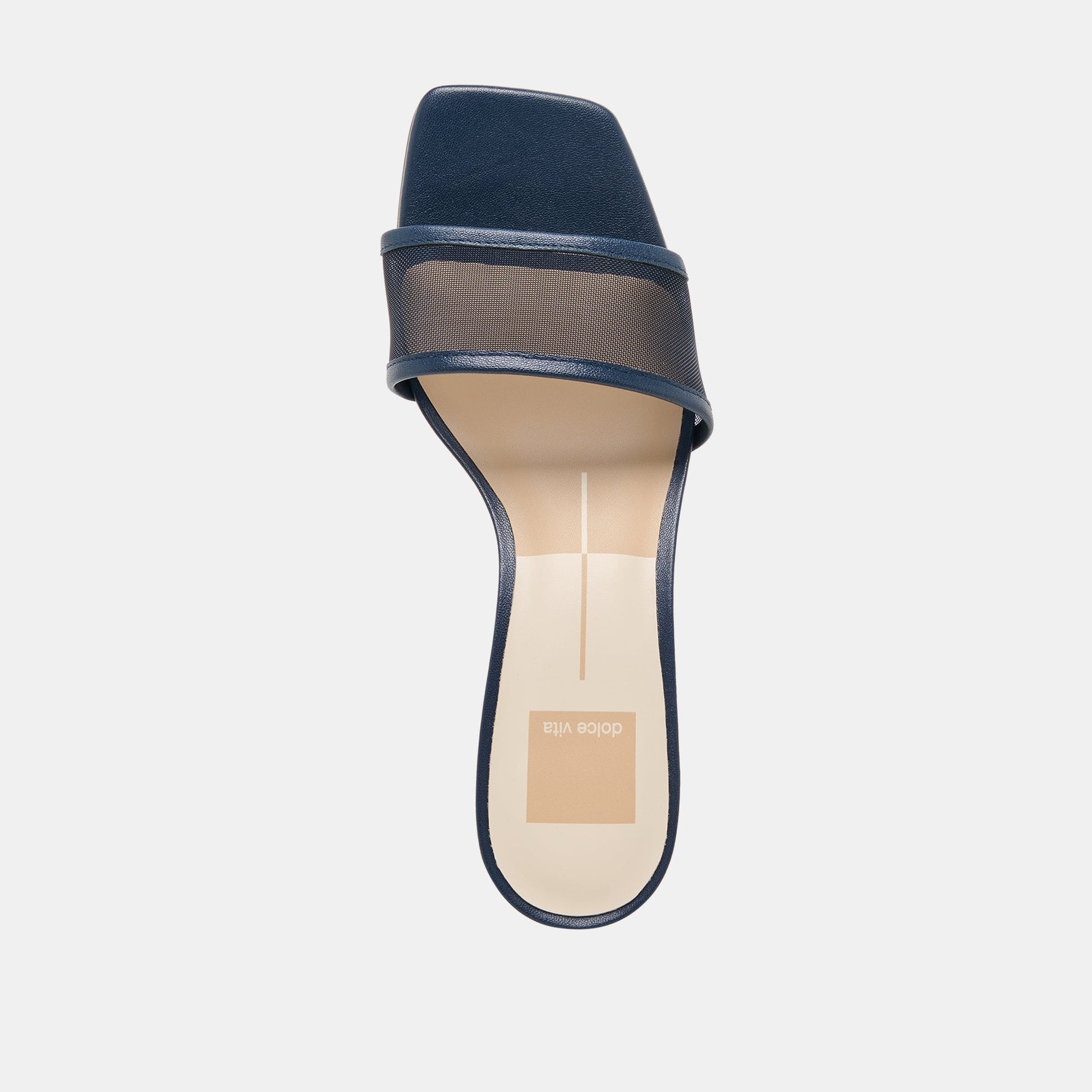 Rexa Mesh Navy Mesh Heels