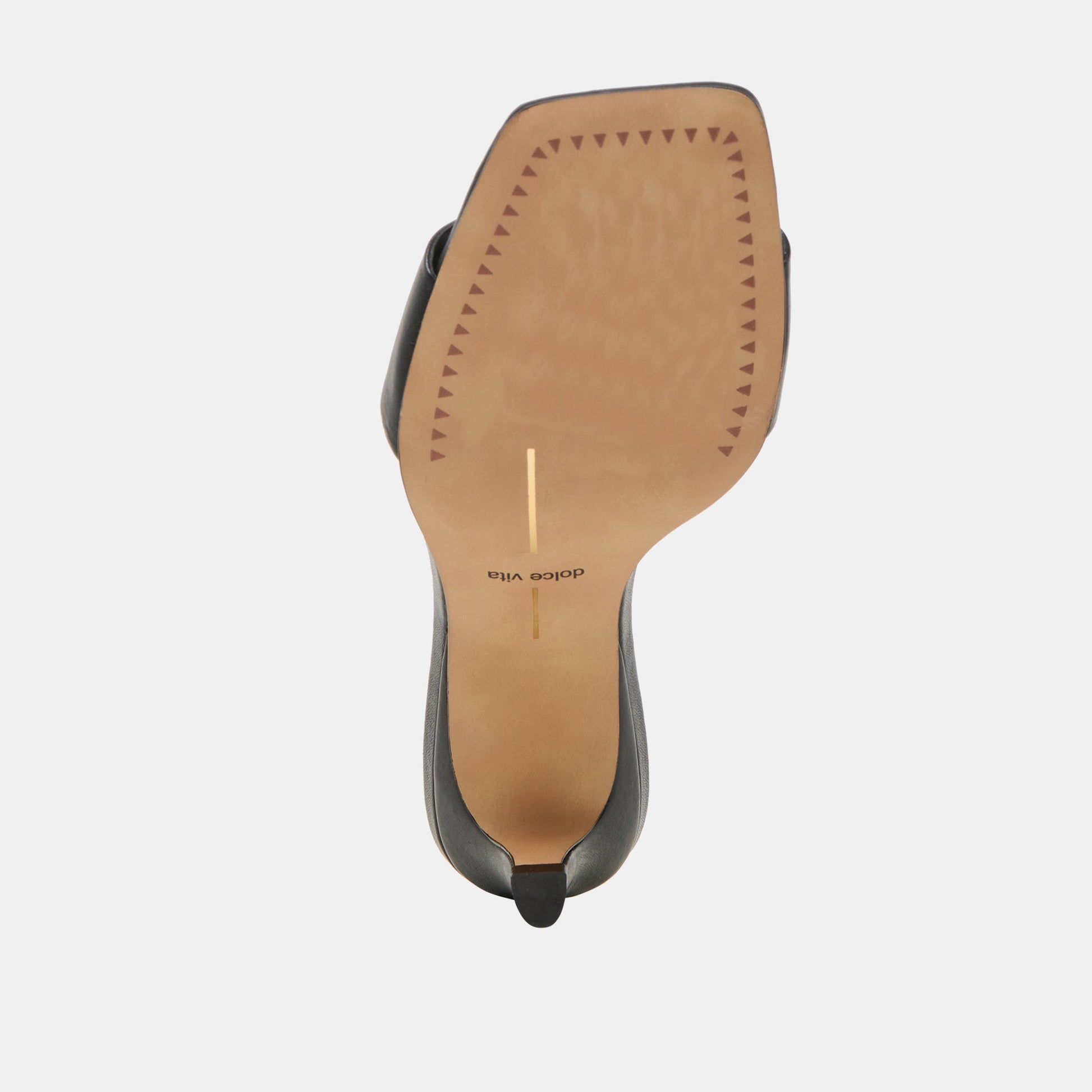 Rexa Black Leather Heels