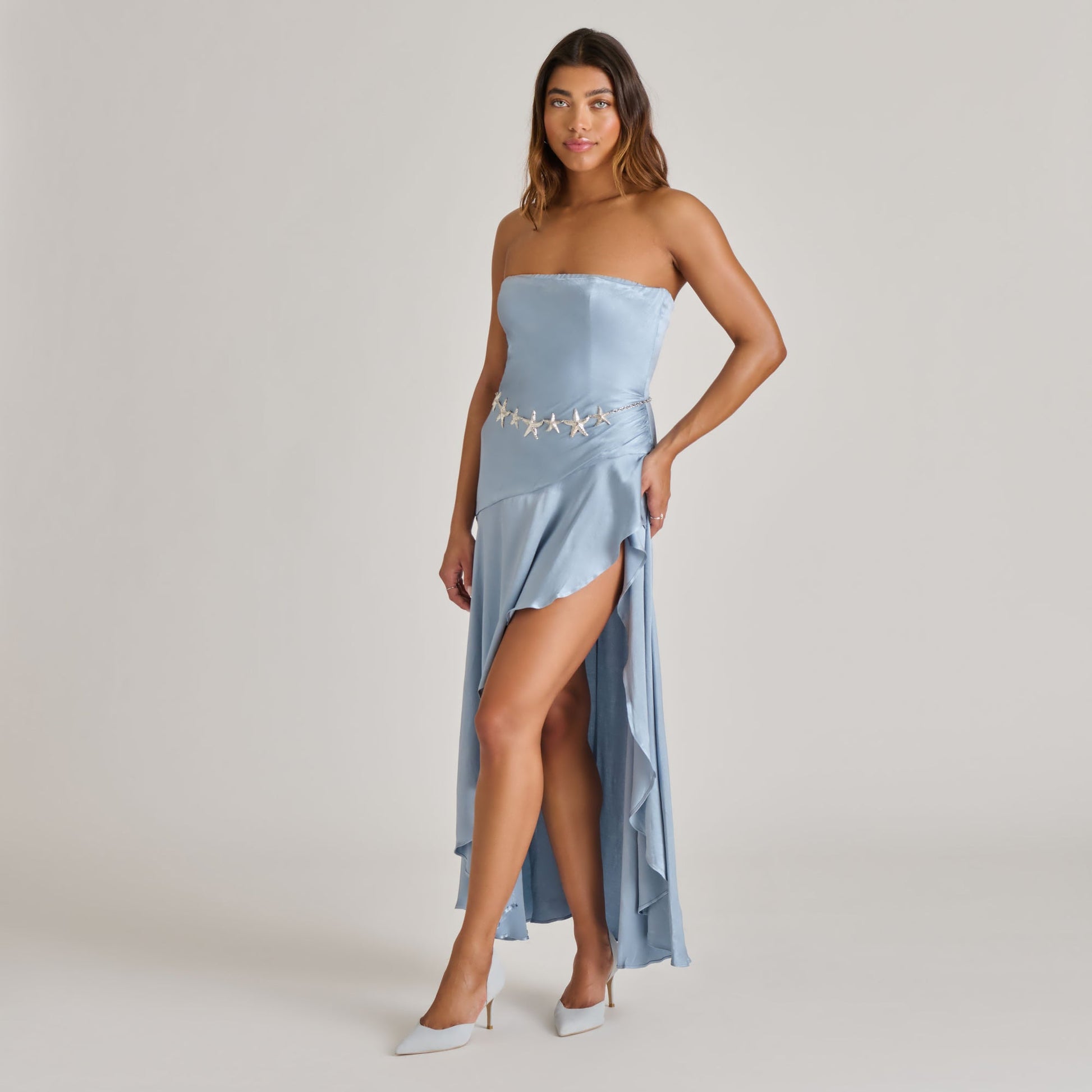 ELOY HEELS LIGHT BLUE SUEDE
 – Dolce Vita