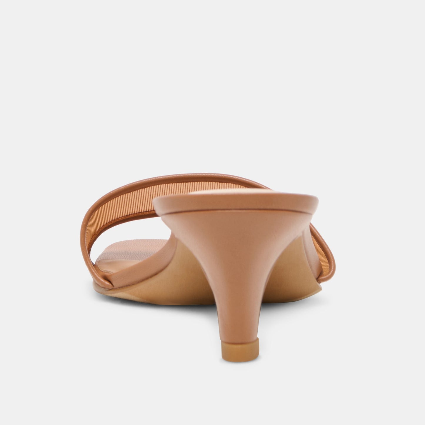 Rexa Mesh Caramel Mesh Heels