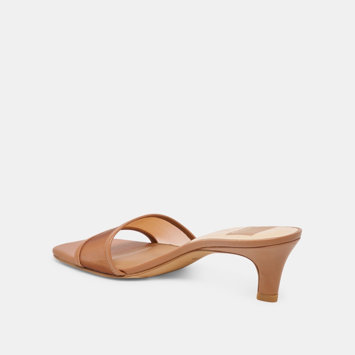 Rexa Mesh Caramel Mesh Heels