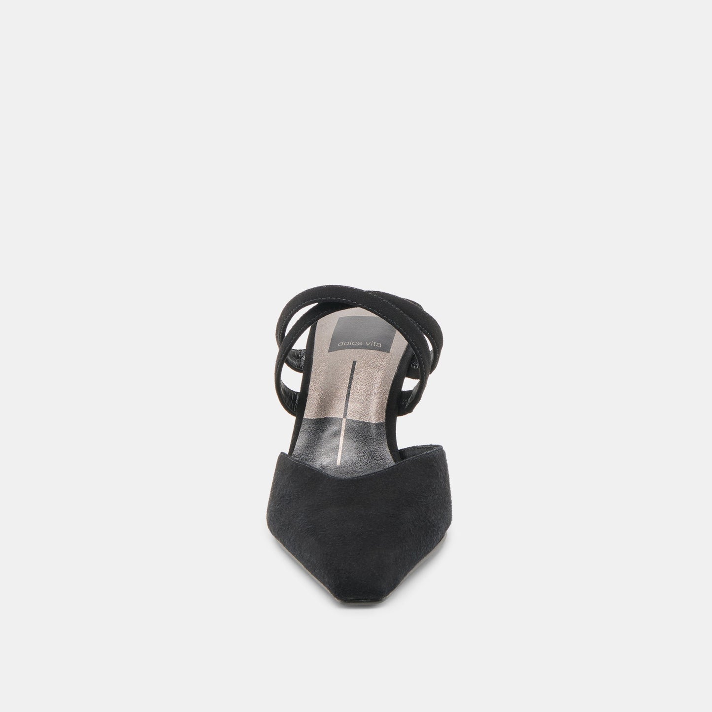 Linore Onyx Suede Heels