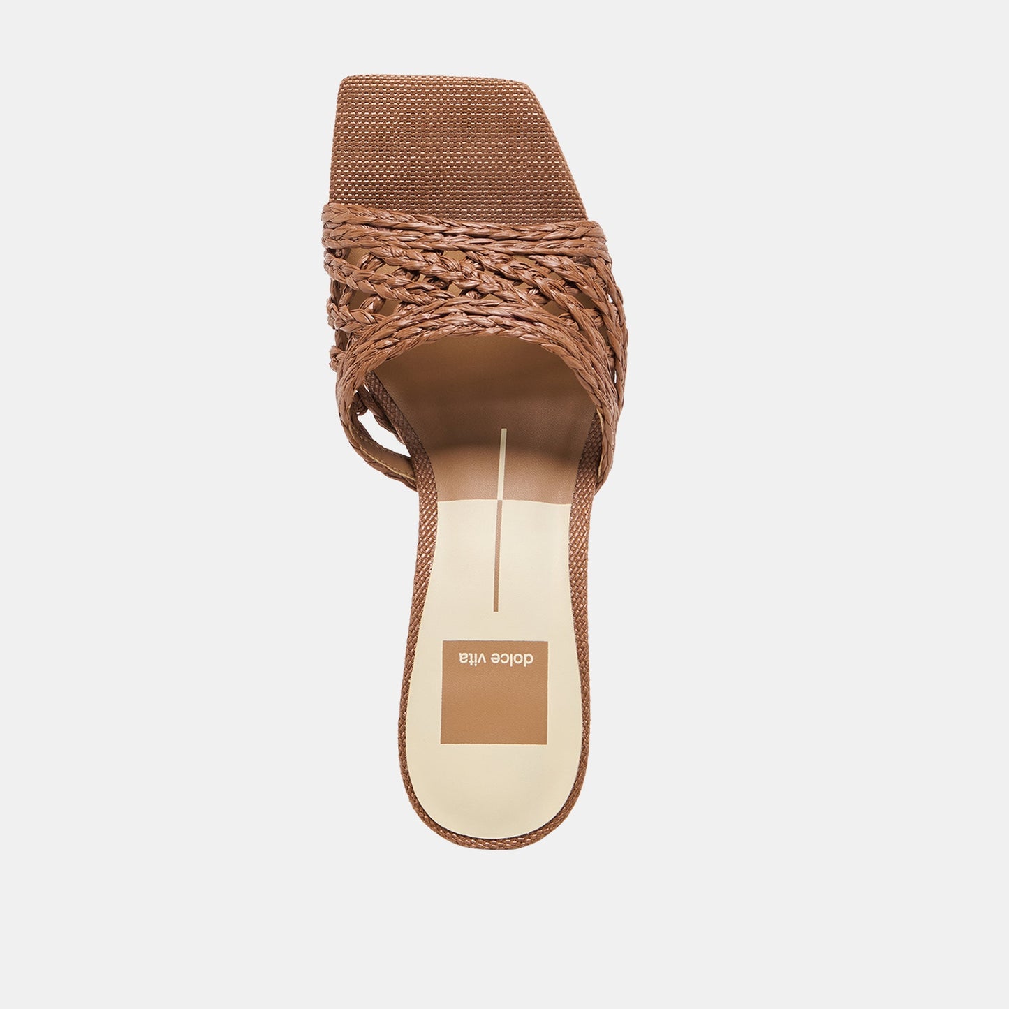 Bowen Cognac Raffia Heels