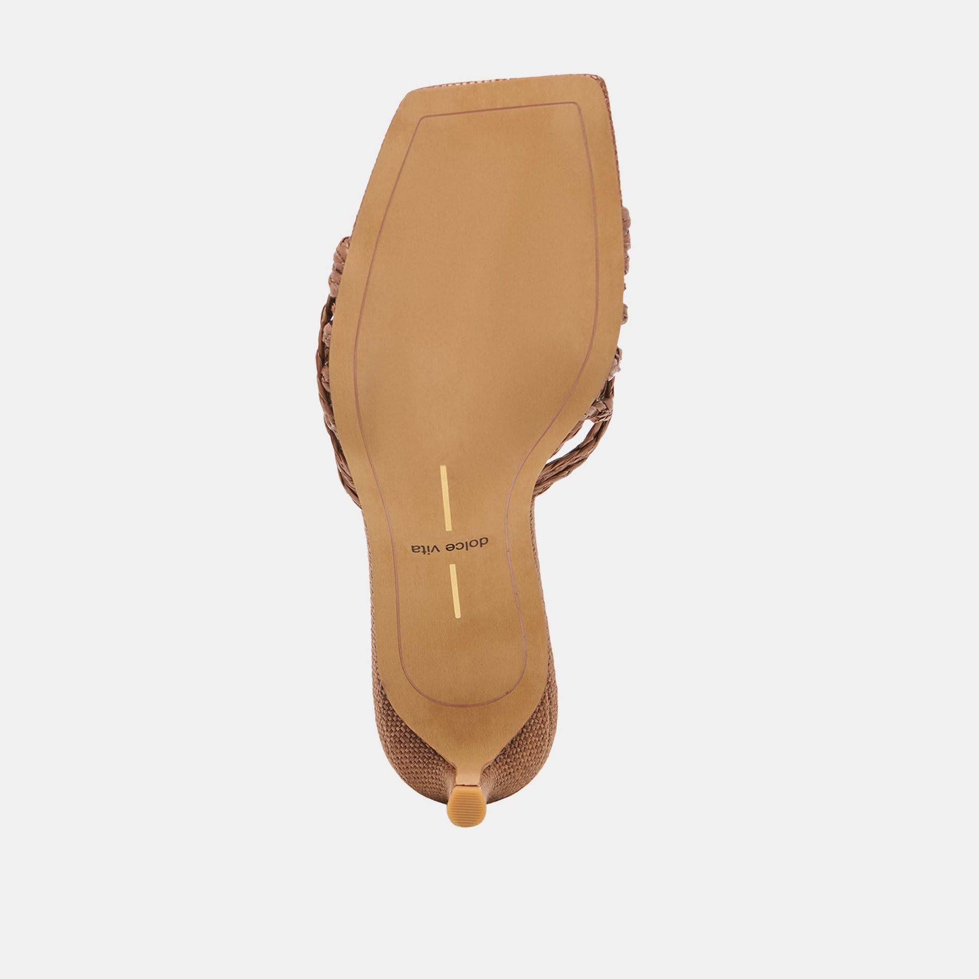 Bowen Cognac Raffia Heels