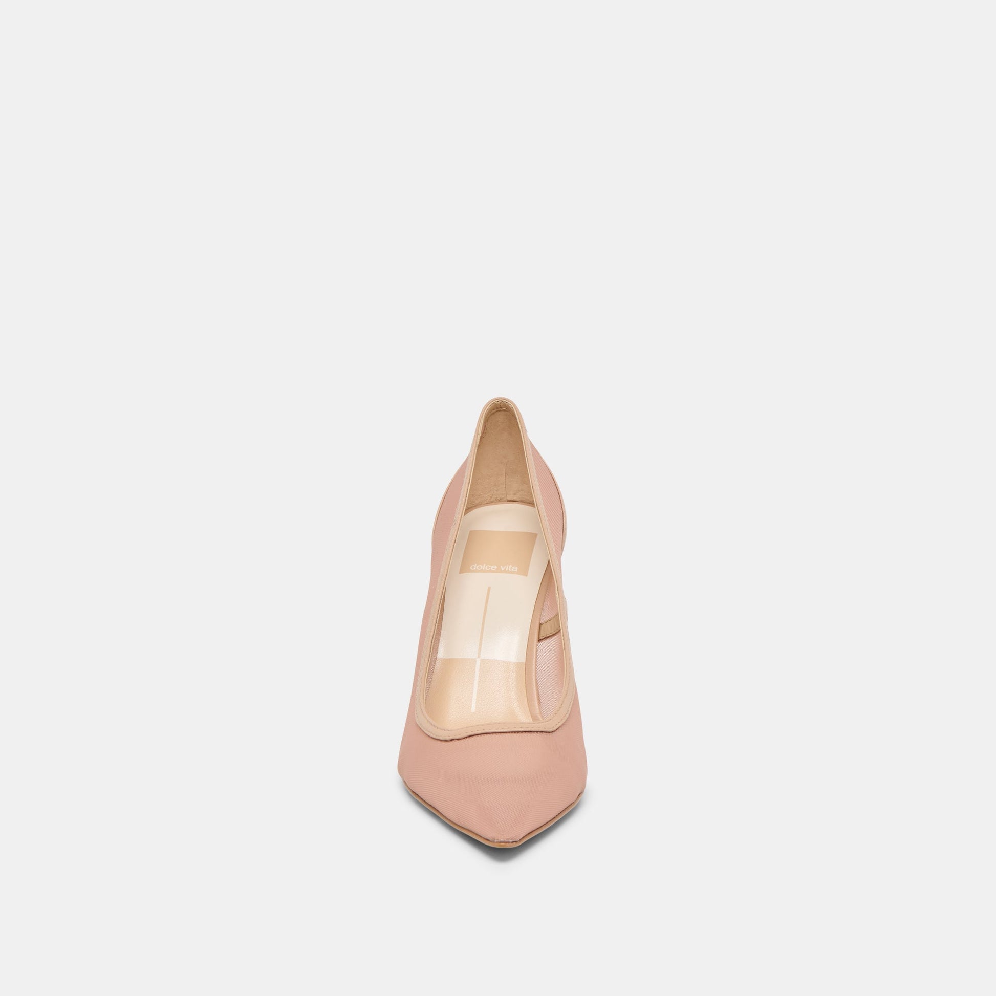 Malory Lt Tan Mesh Heels