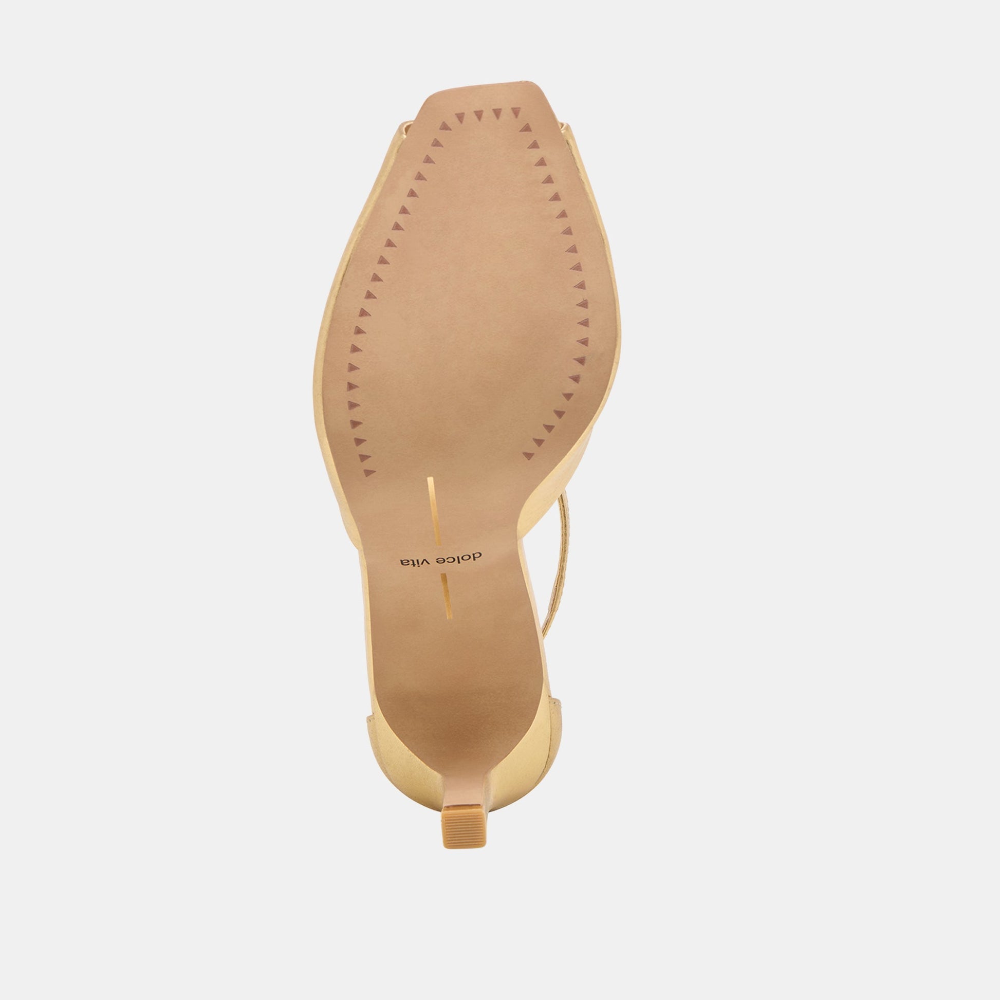 Serlo Gold Crinkle Patent Heels