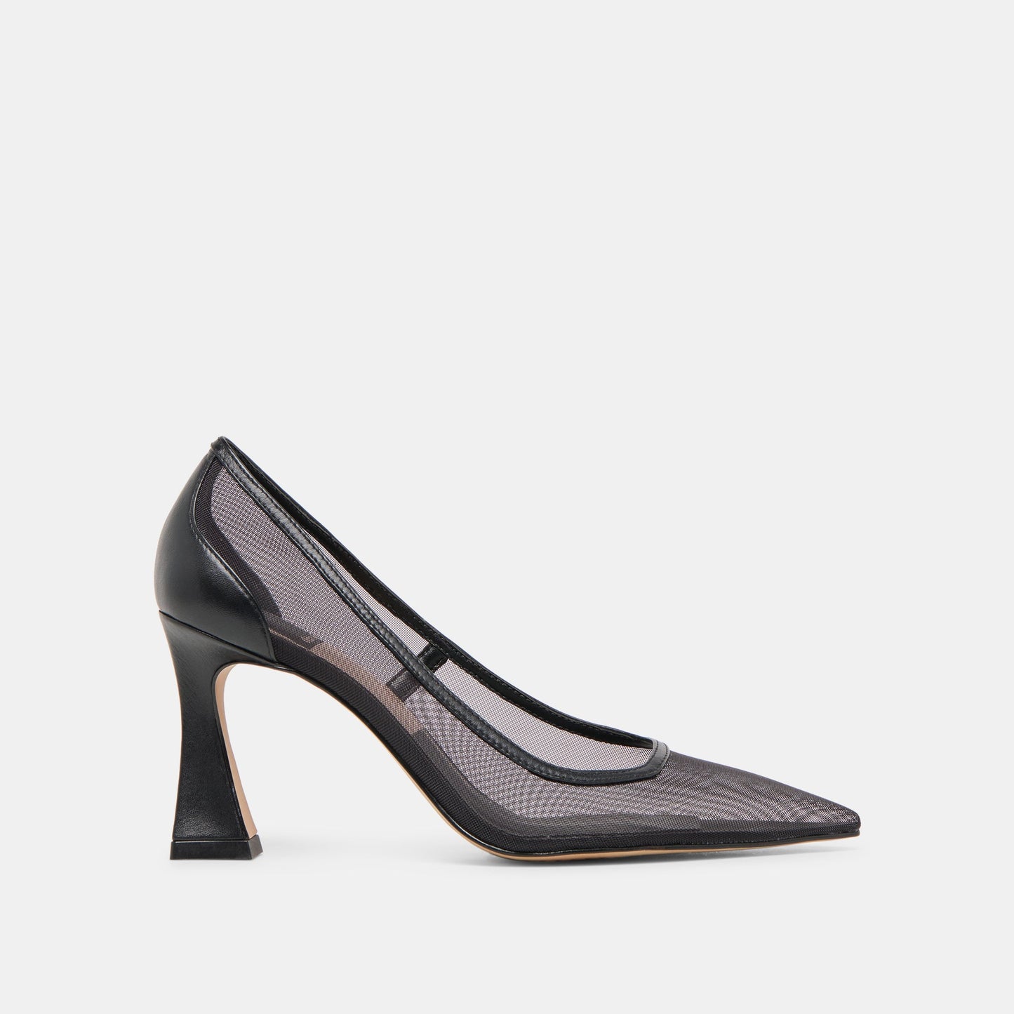 Malory Onyx Mesh Heels