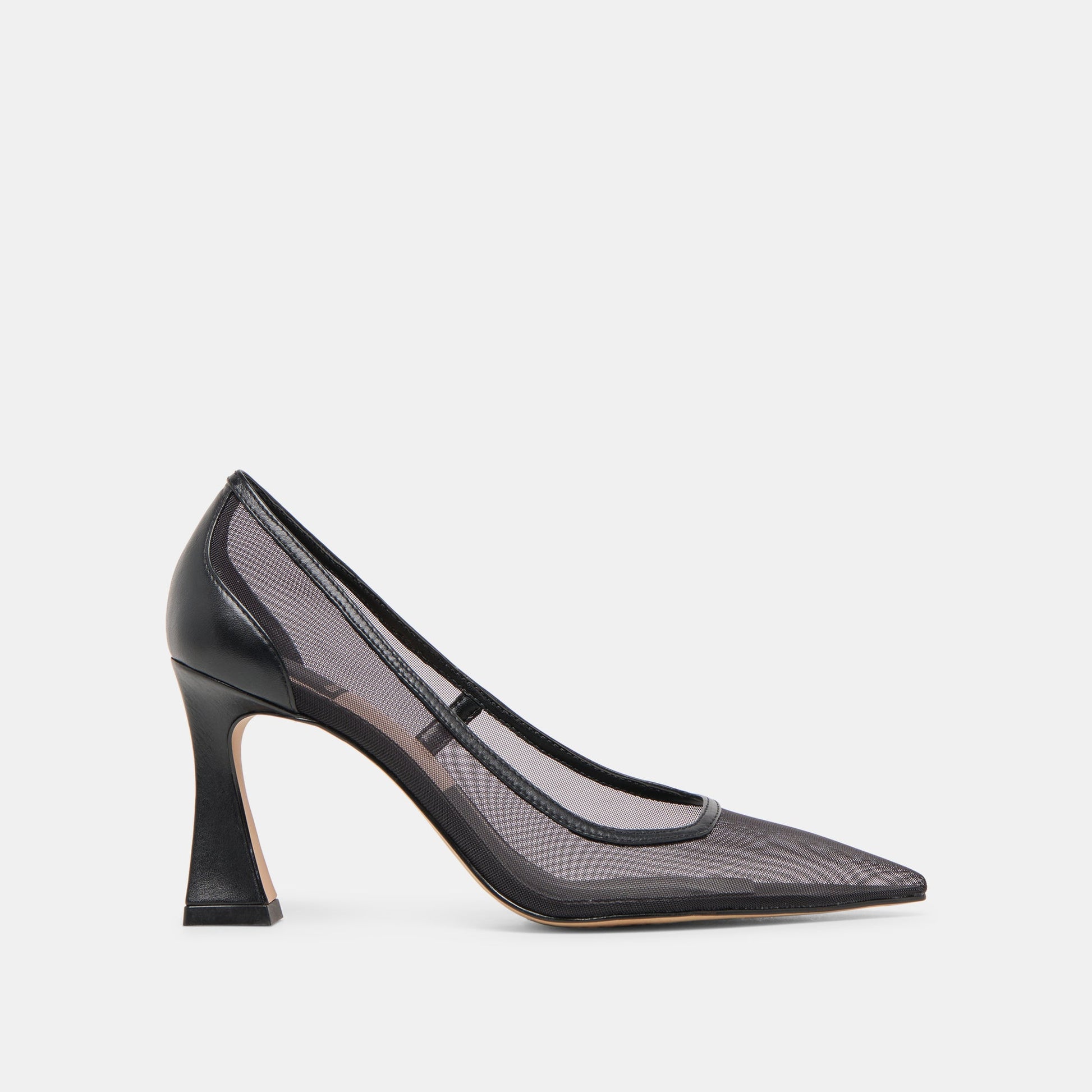 Malory Onyx Mesh Heels