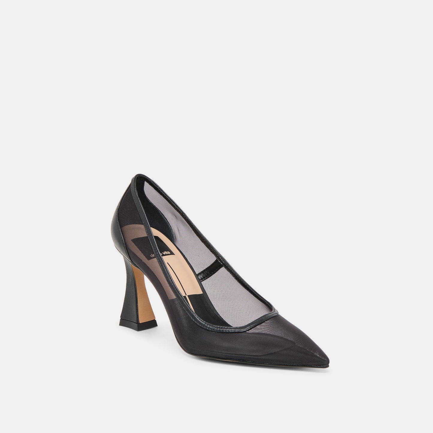 Malory Onyx Mesh Heels