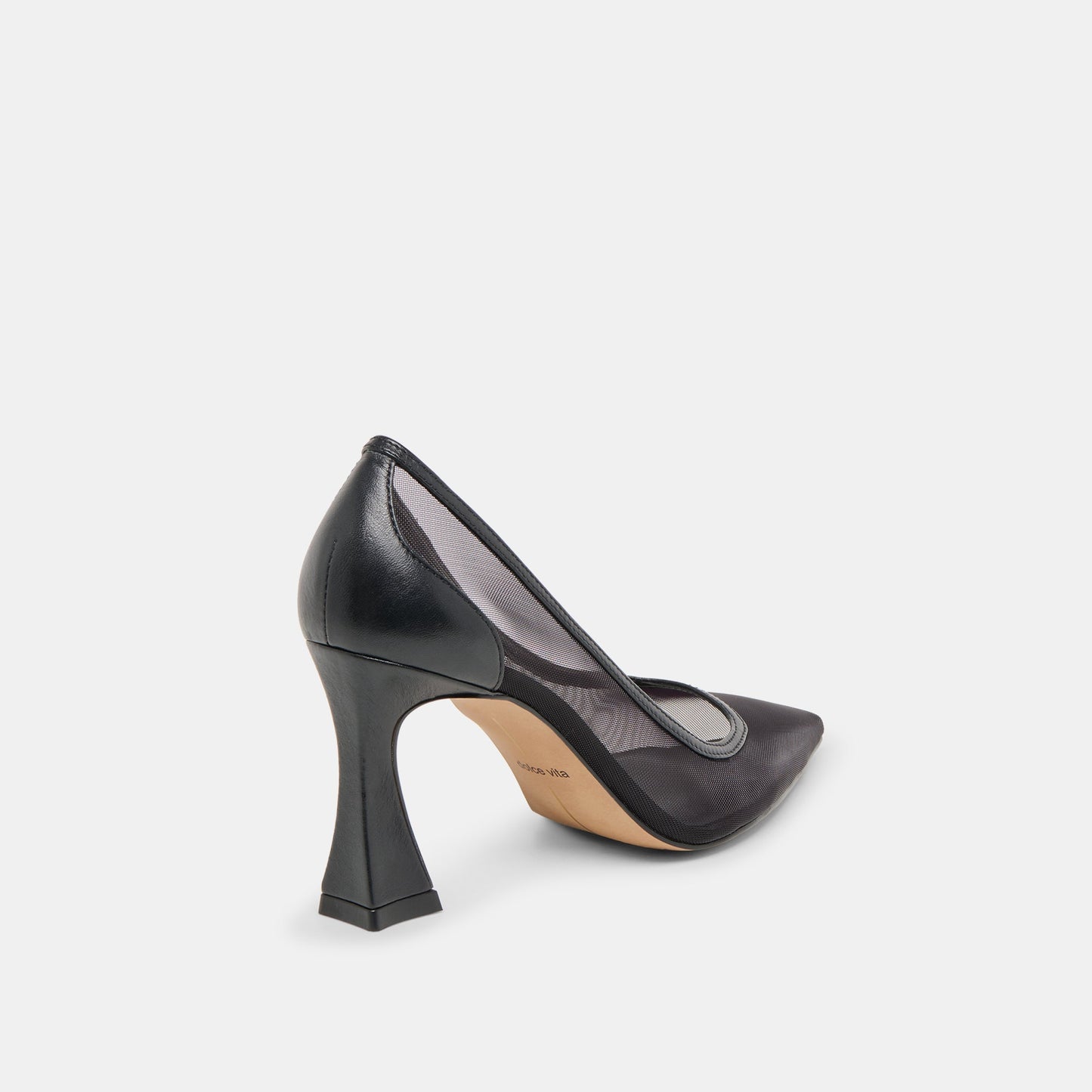 Malory Onyx Mesh Heels