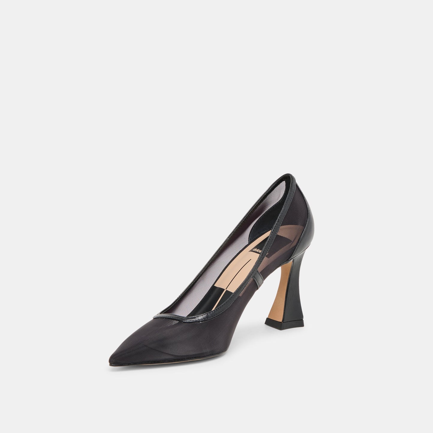 Malory Onyx Mesh Heels