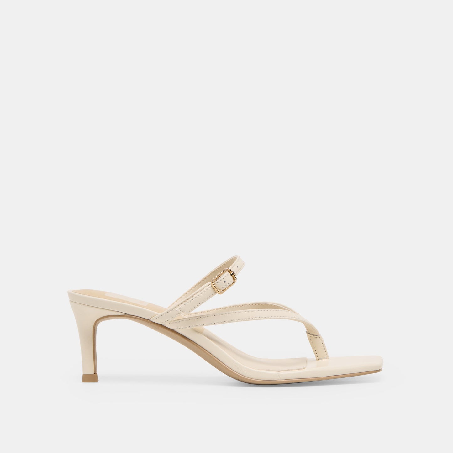 Biaga Off White Leather Heels