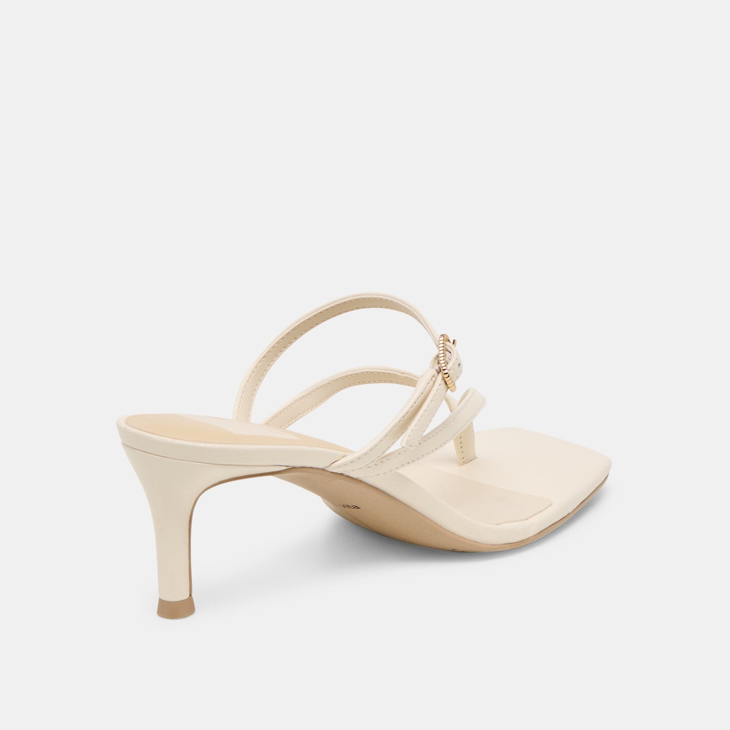 Biaga Off White Leather Heels