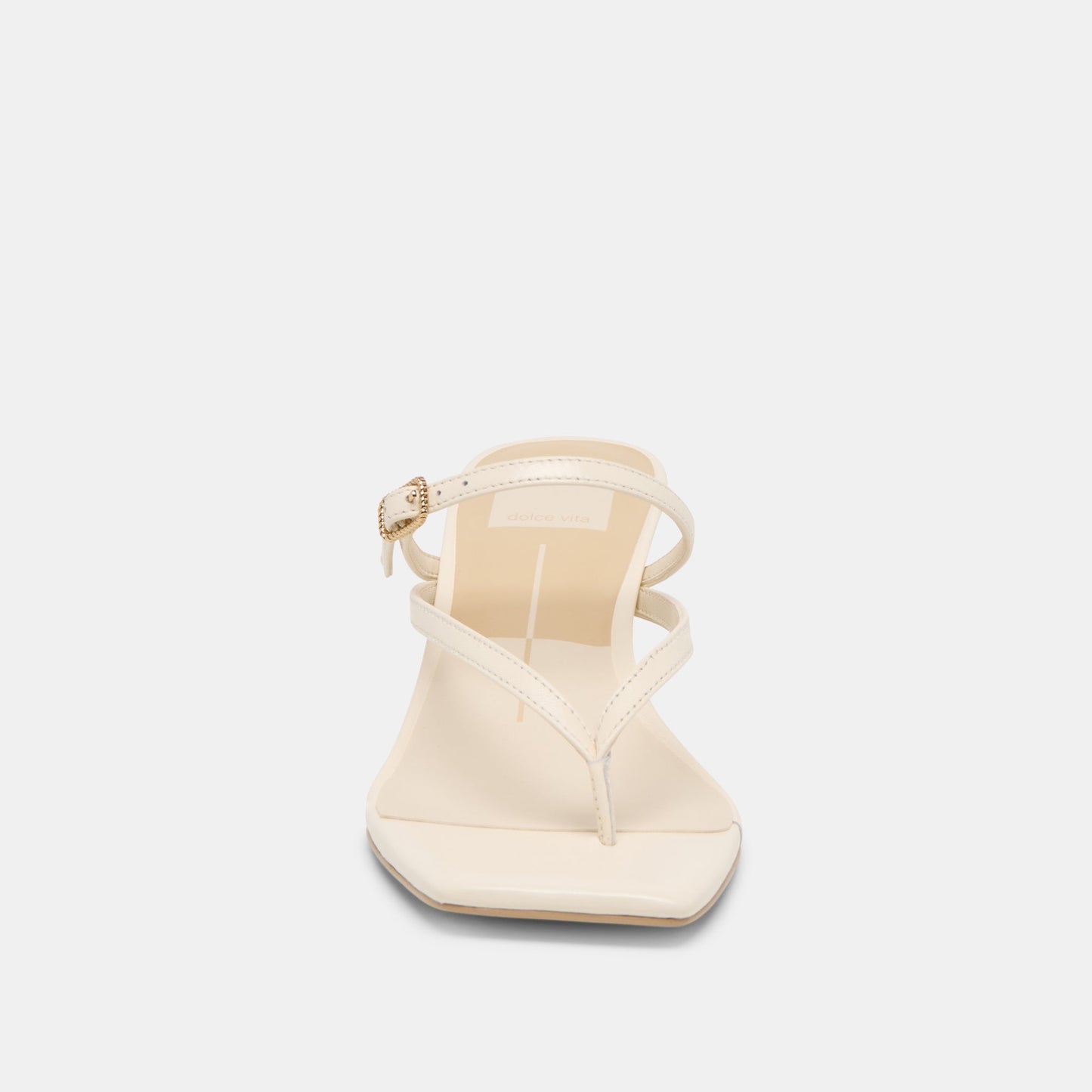Biaga Off White Leather Heels
