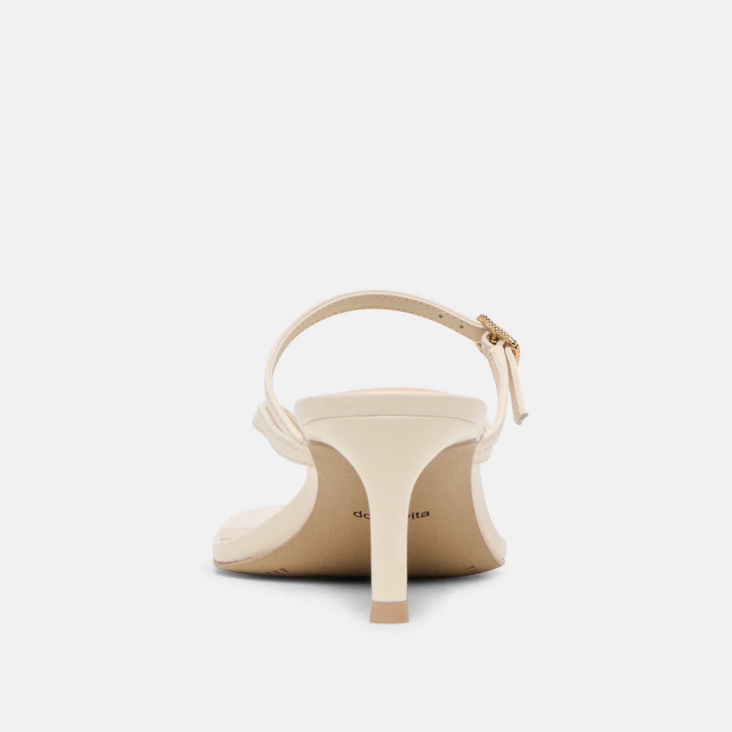 Biaga Off White Leather Heels