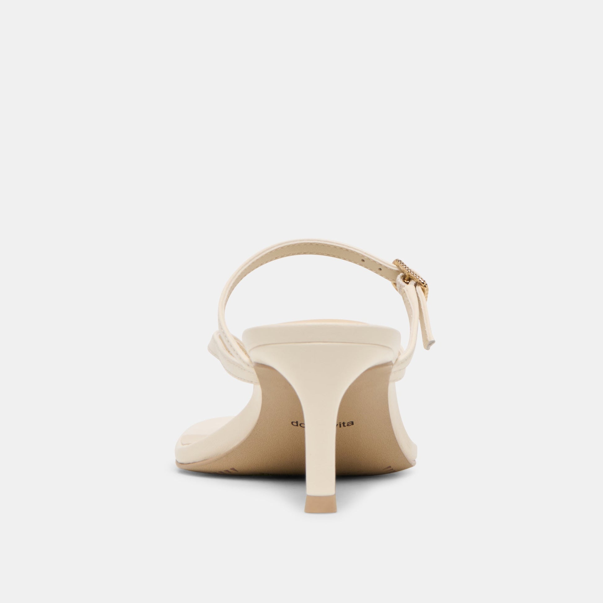 Biaga Off White Leather Heels