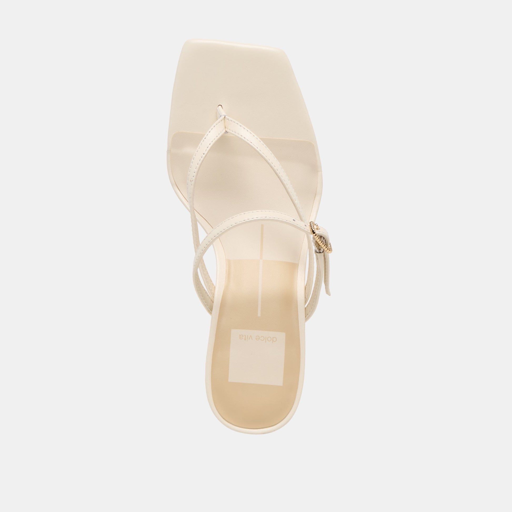 Biaga Off White Leather Heels