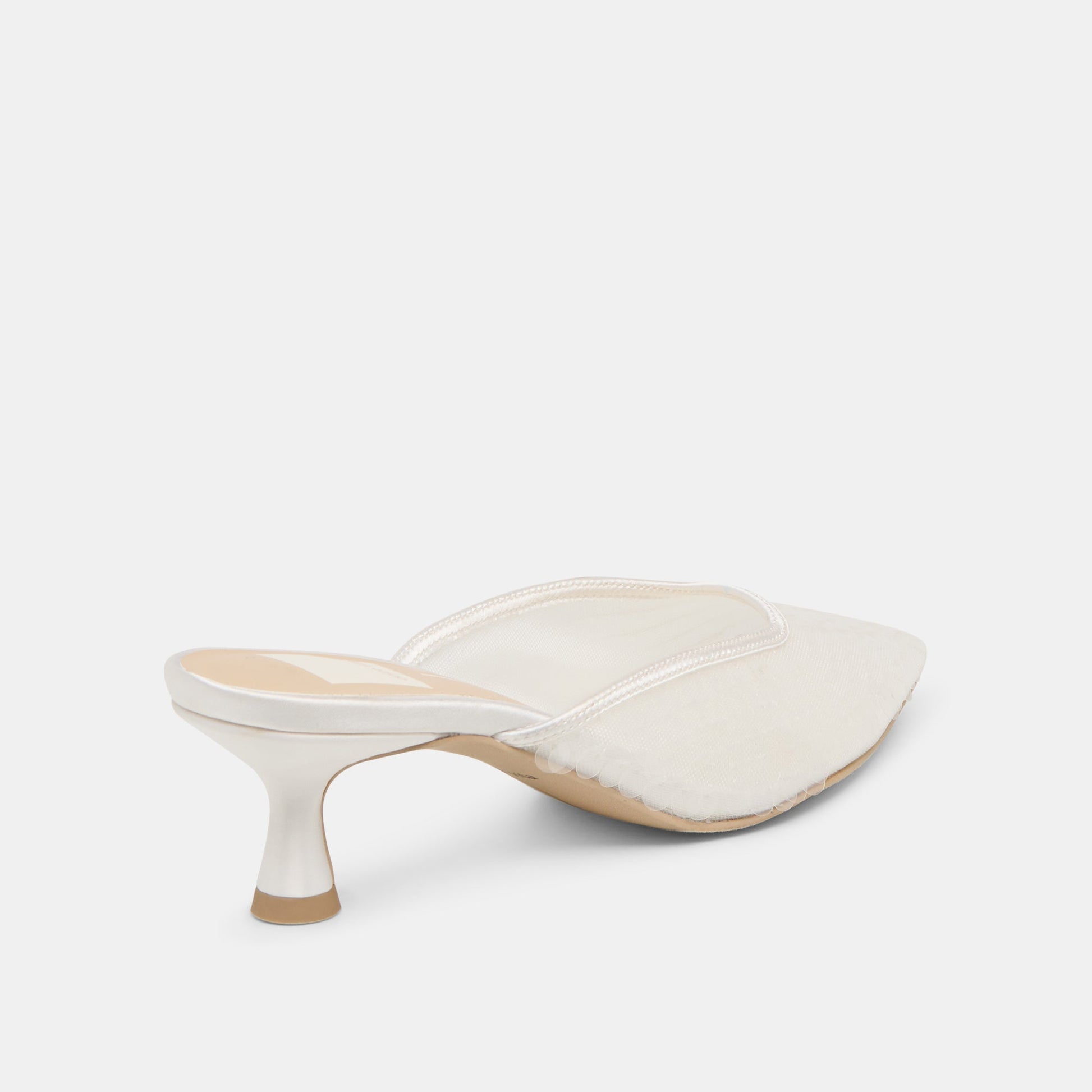Cleo Ivory Sequin Heels