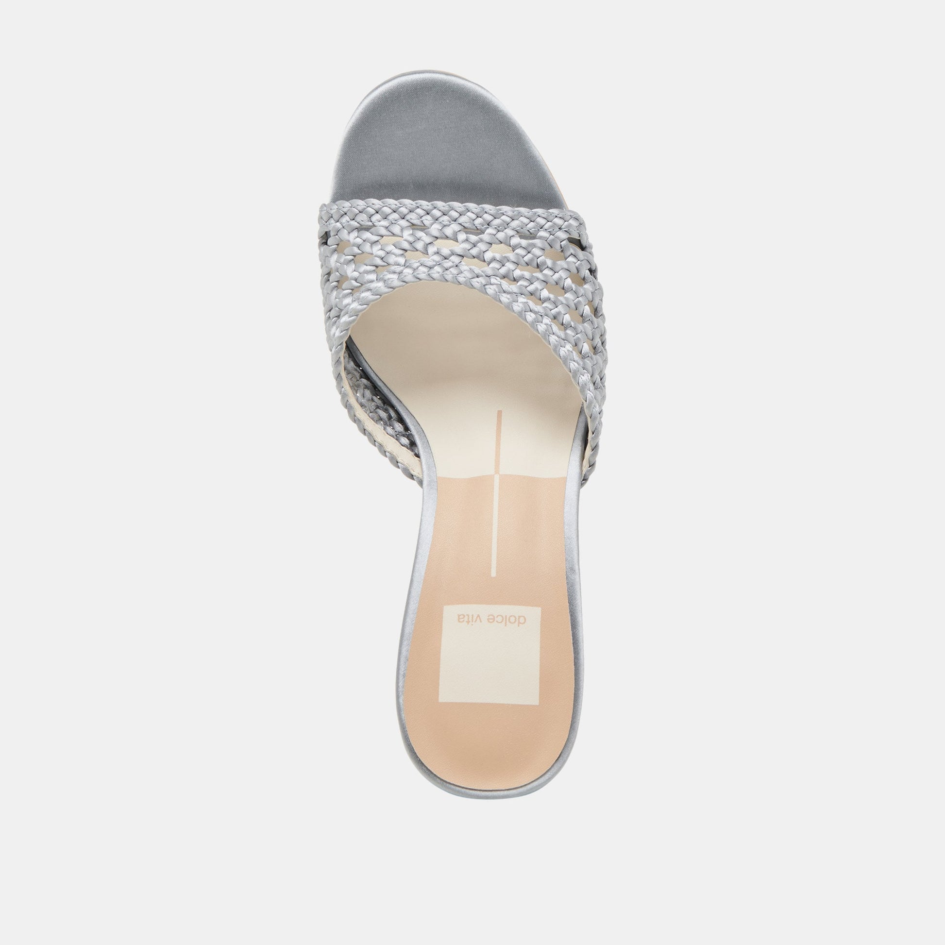 MARGOE HEELS LIGHT BLUE WOVEN SATIN
 – Dolce Vita