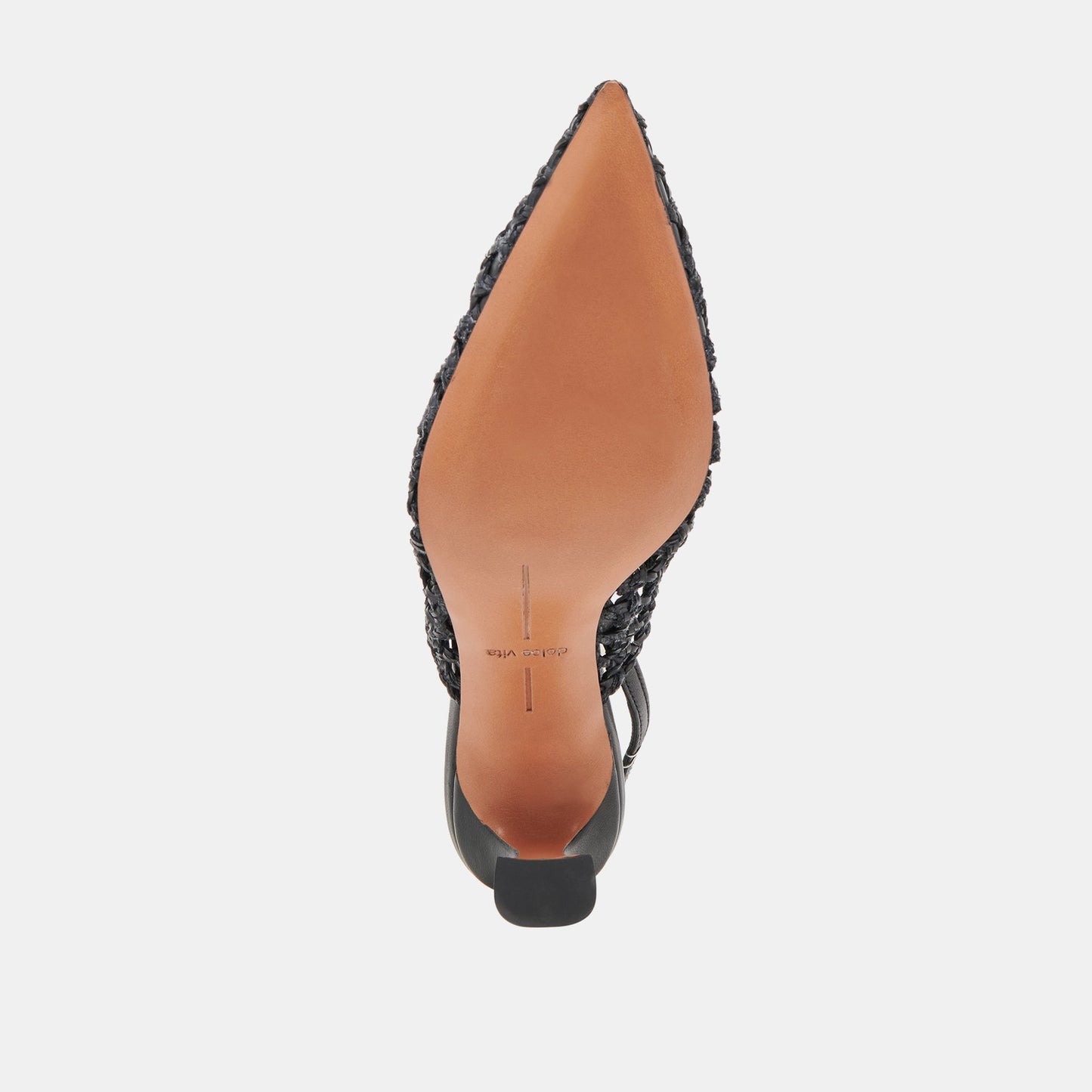 GLORIA HEELS BLACK WOVEN
 – Dolce Vita
