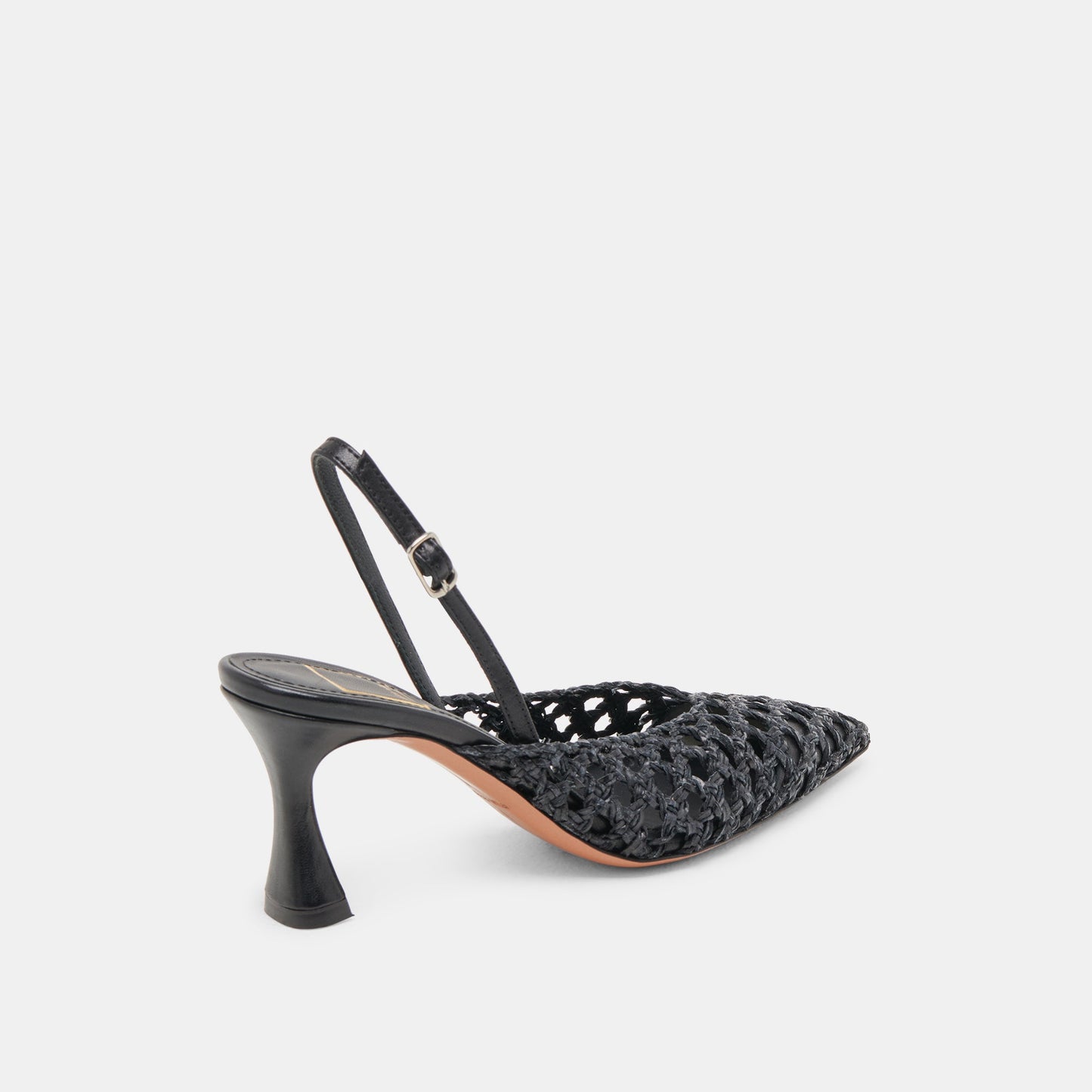 GLORIA HEELS BLACK WOVEN
 – Dolce Vita